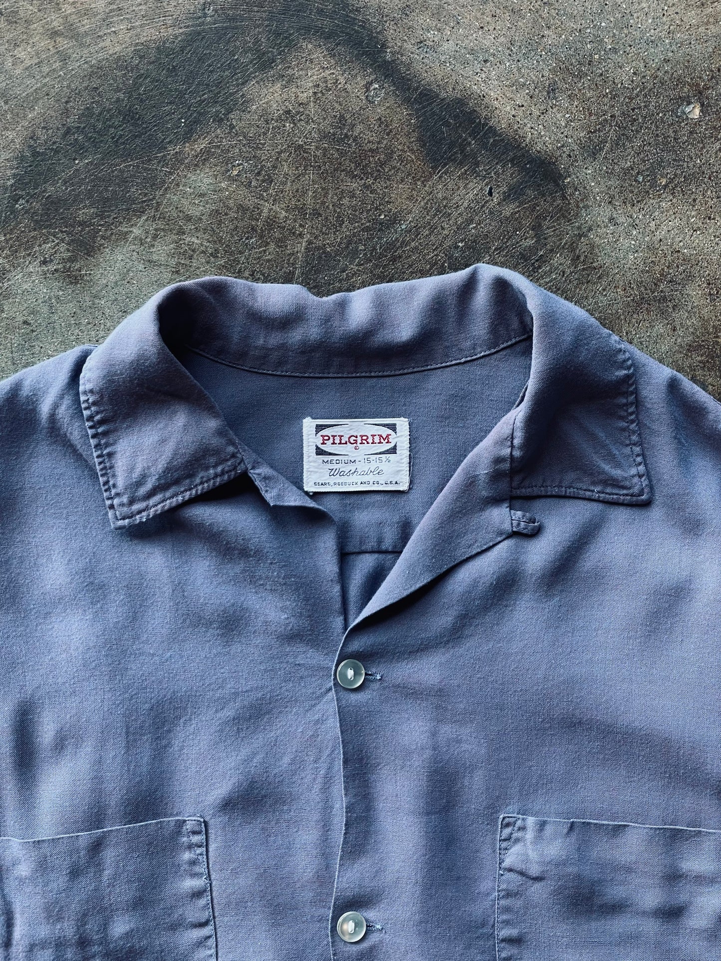 1950’s Pilgrim Loop Collar Long Sleeve Shirt