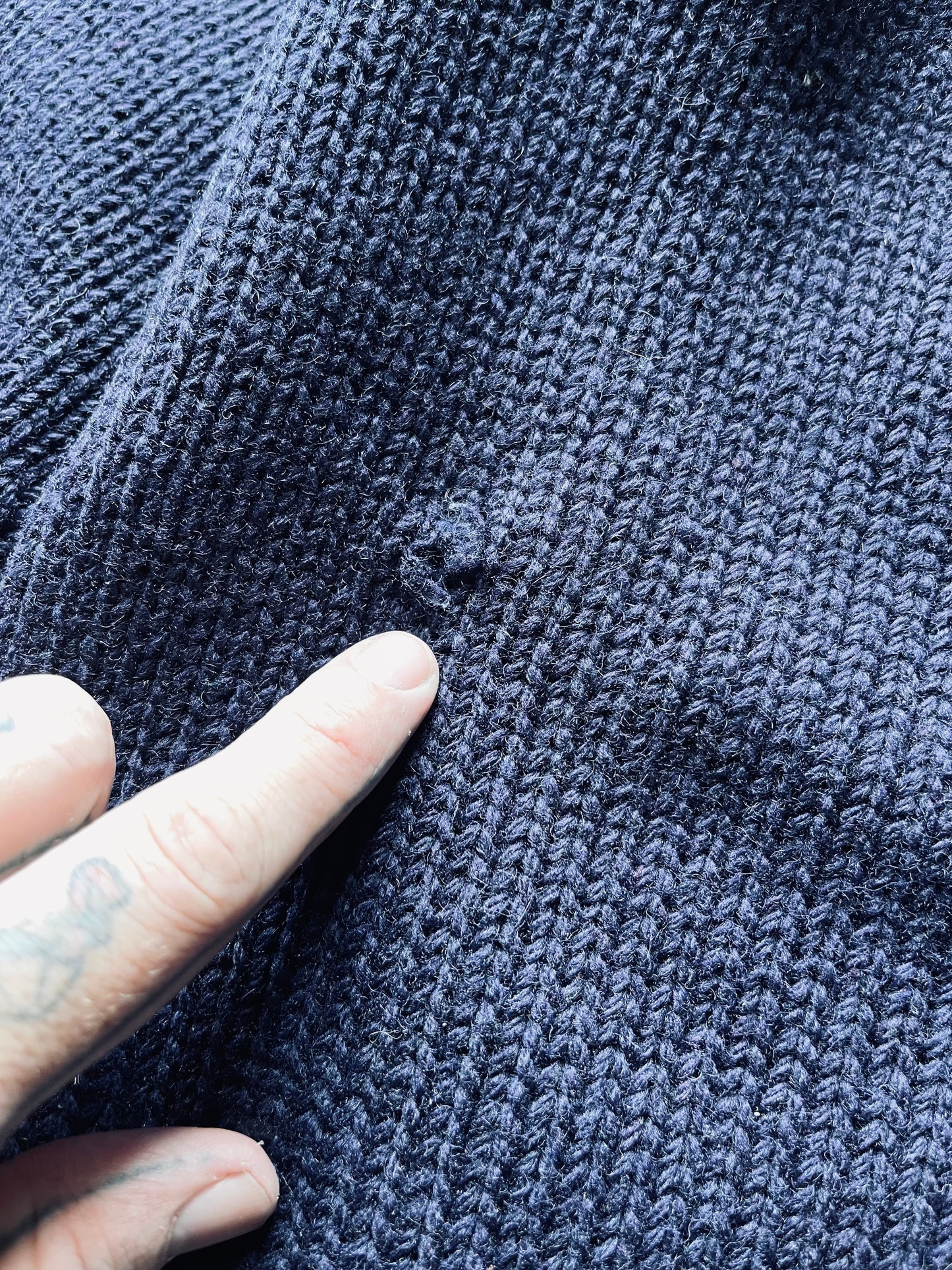 1930’s Heavy Knit Football Jersey | Medium