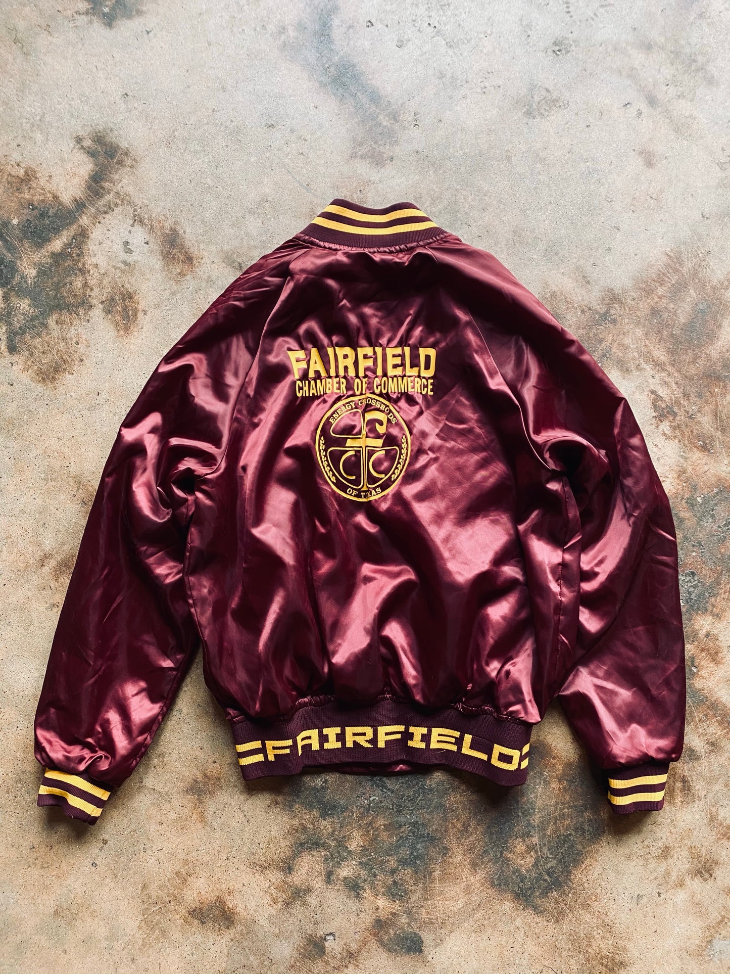 1980s Fairfield Satin Bomber