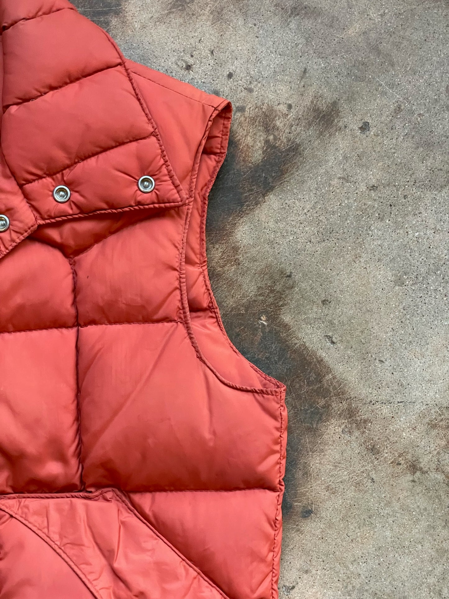 1970’s Down Quilted Vest | Small