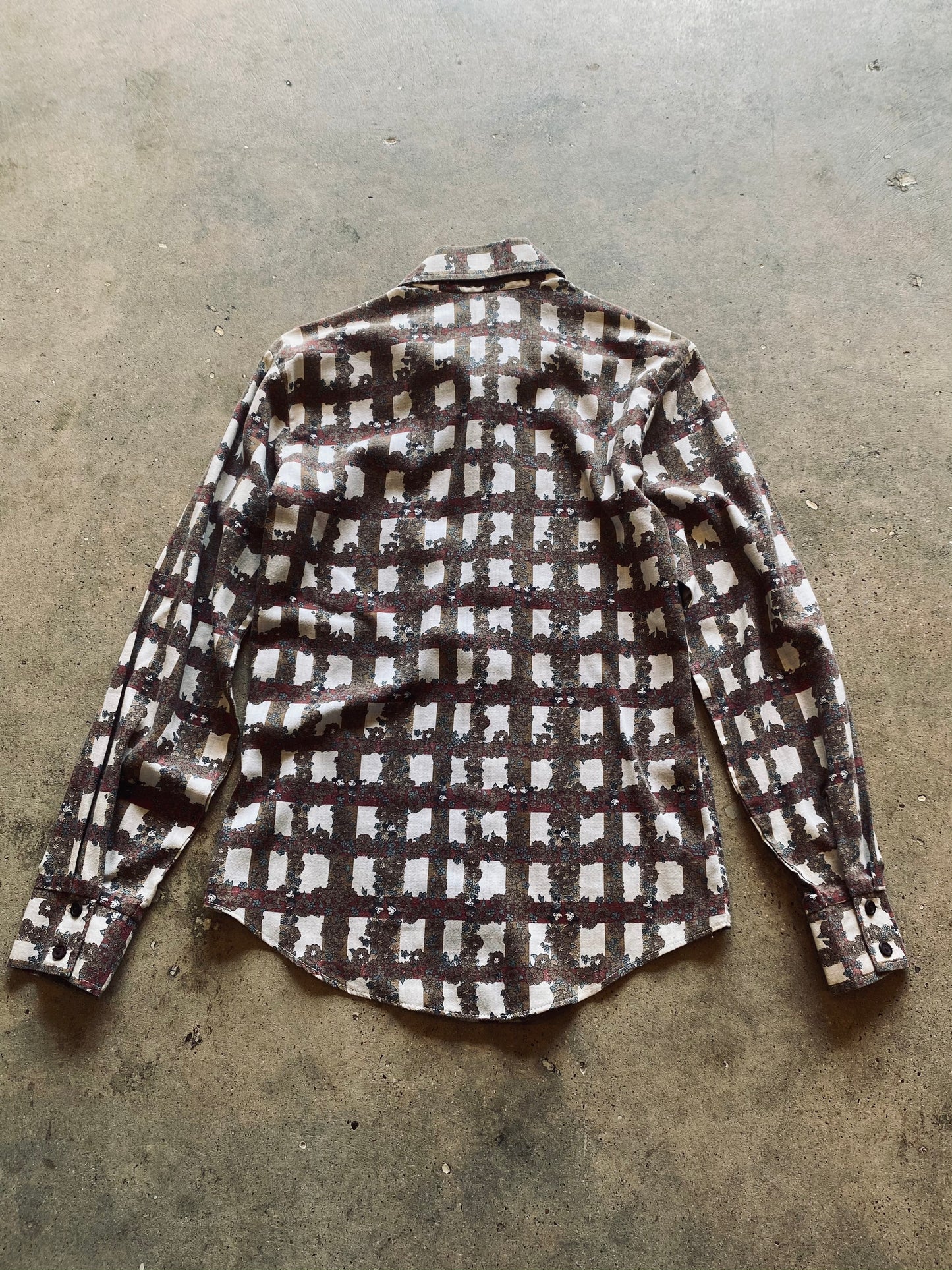 1970s Kennington Disney Floral Blouse | Small