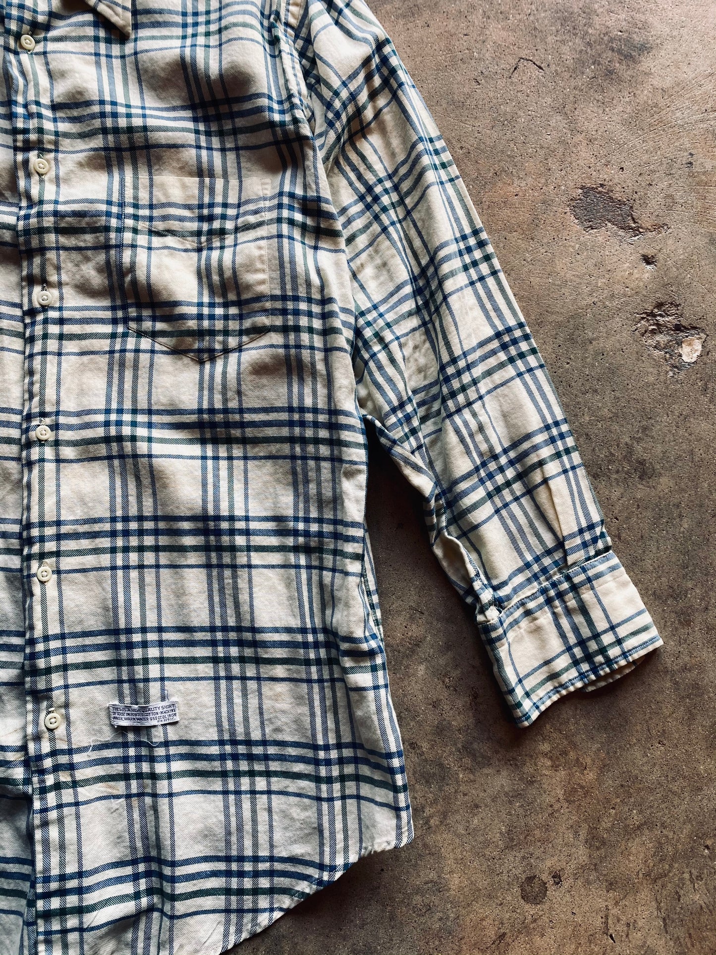 1970s Bert Pulitzer Co Plaid Shirt | Medium
