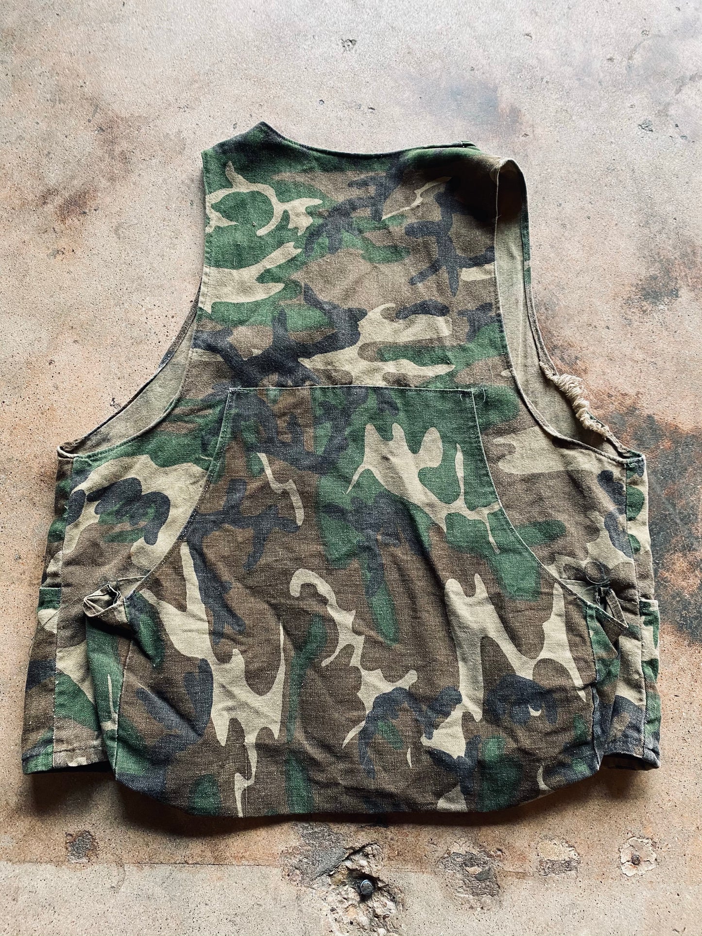 1980s Camouflage Hunting Vest