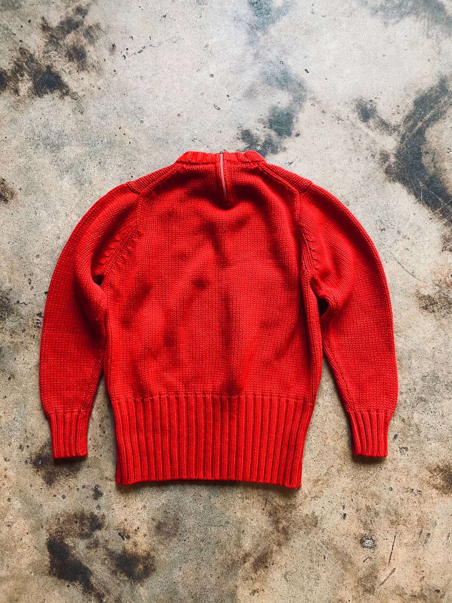 1980s Pocket Knit Sweater | Medium