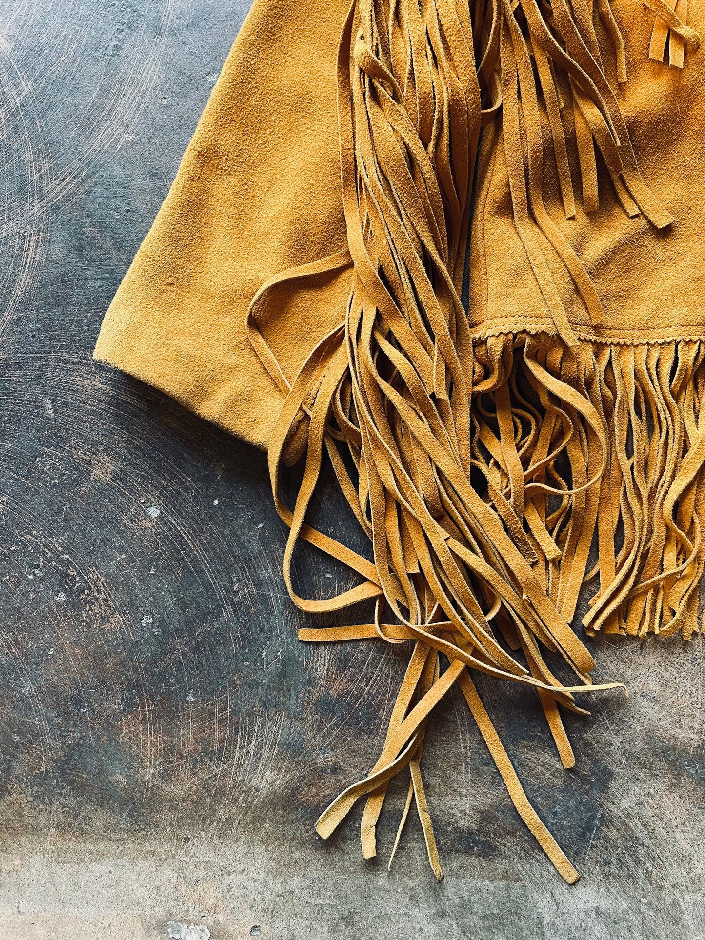 1970s Western Style Fringe Coat