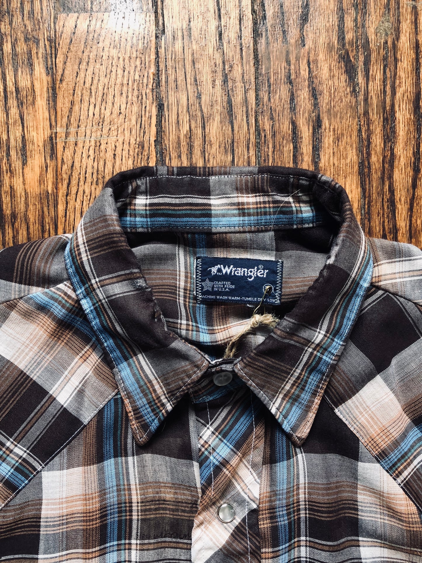 1980’s Wrangler Western Pearl Snap | Medium