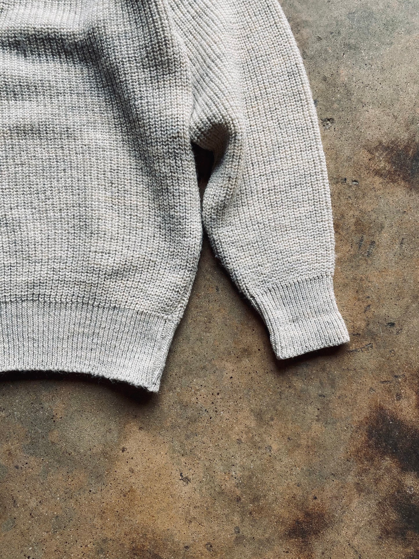 1970s L.L. Bean Military Style 5-Button Sweater