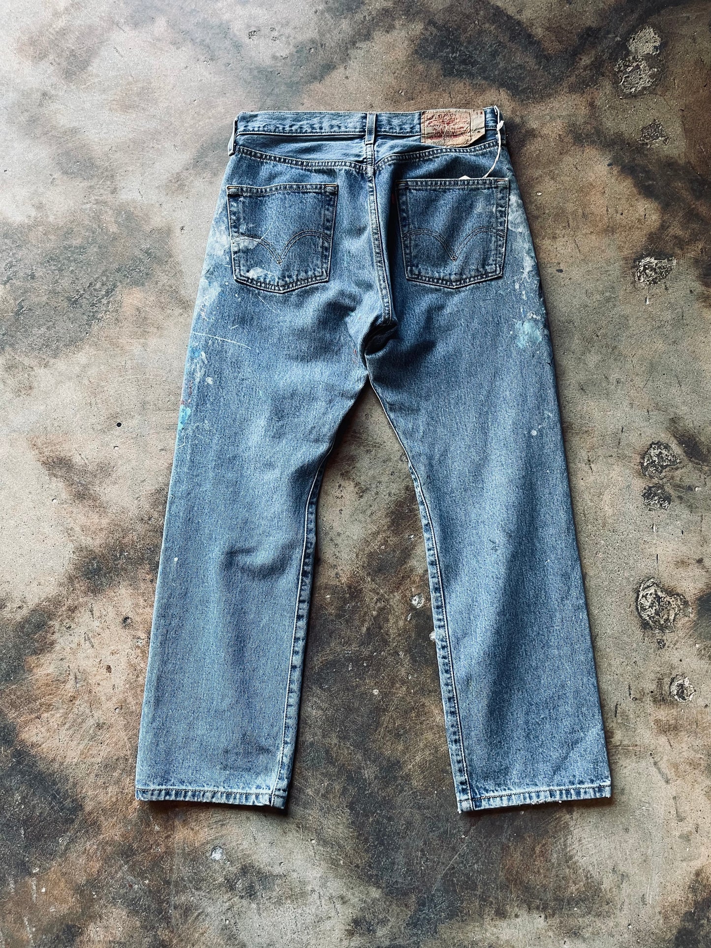 Vintage Levi’s Paint Splatter Denim | 30x28