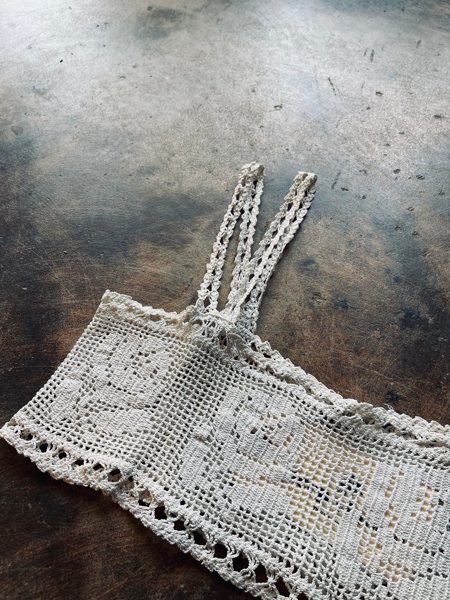 Antique Crochet Lace Cami | Small