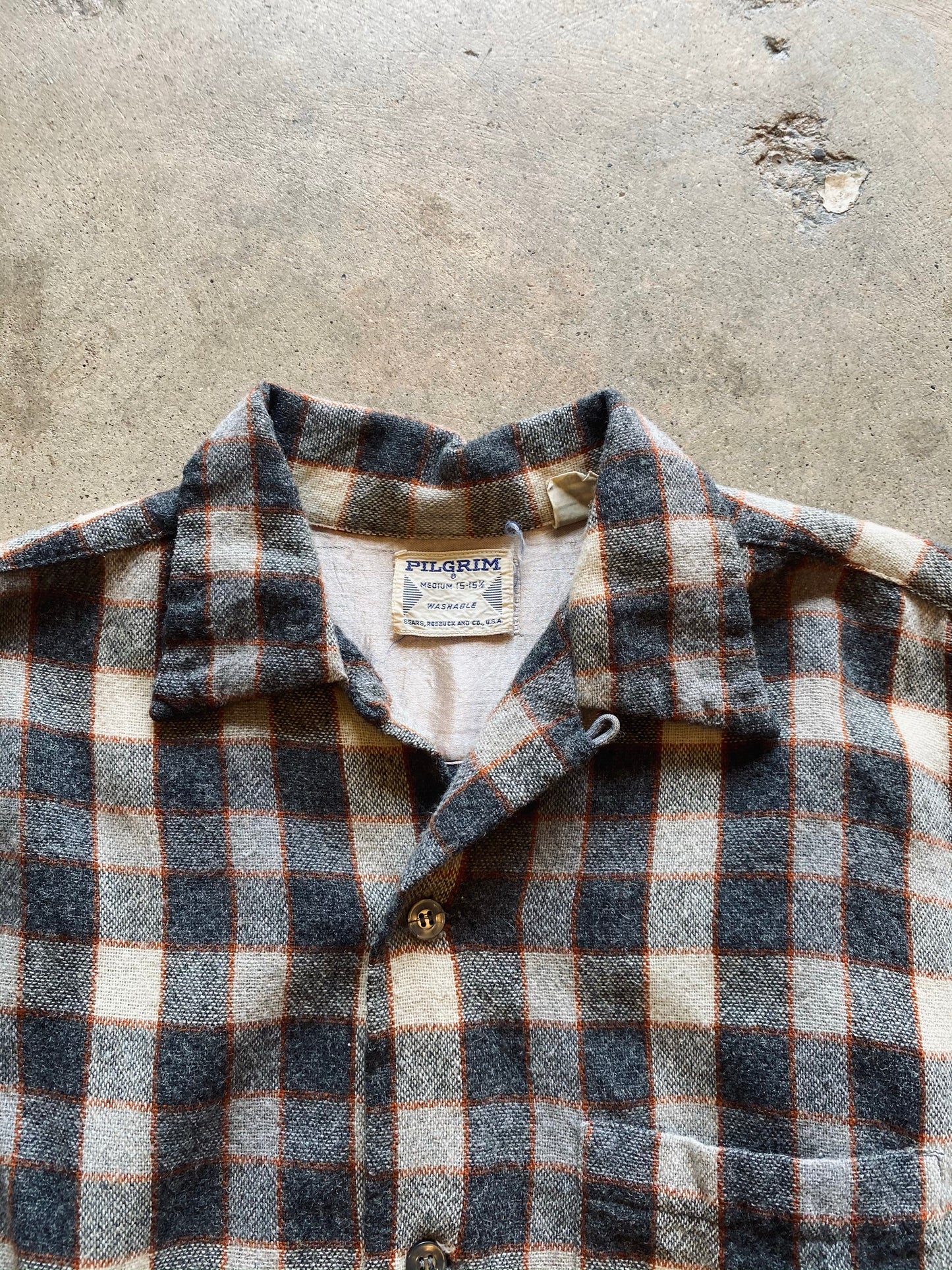 1930’s Pilgrim Brand Plaid Board Shirt
