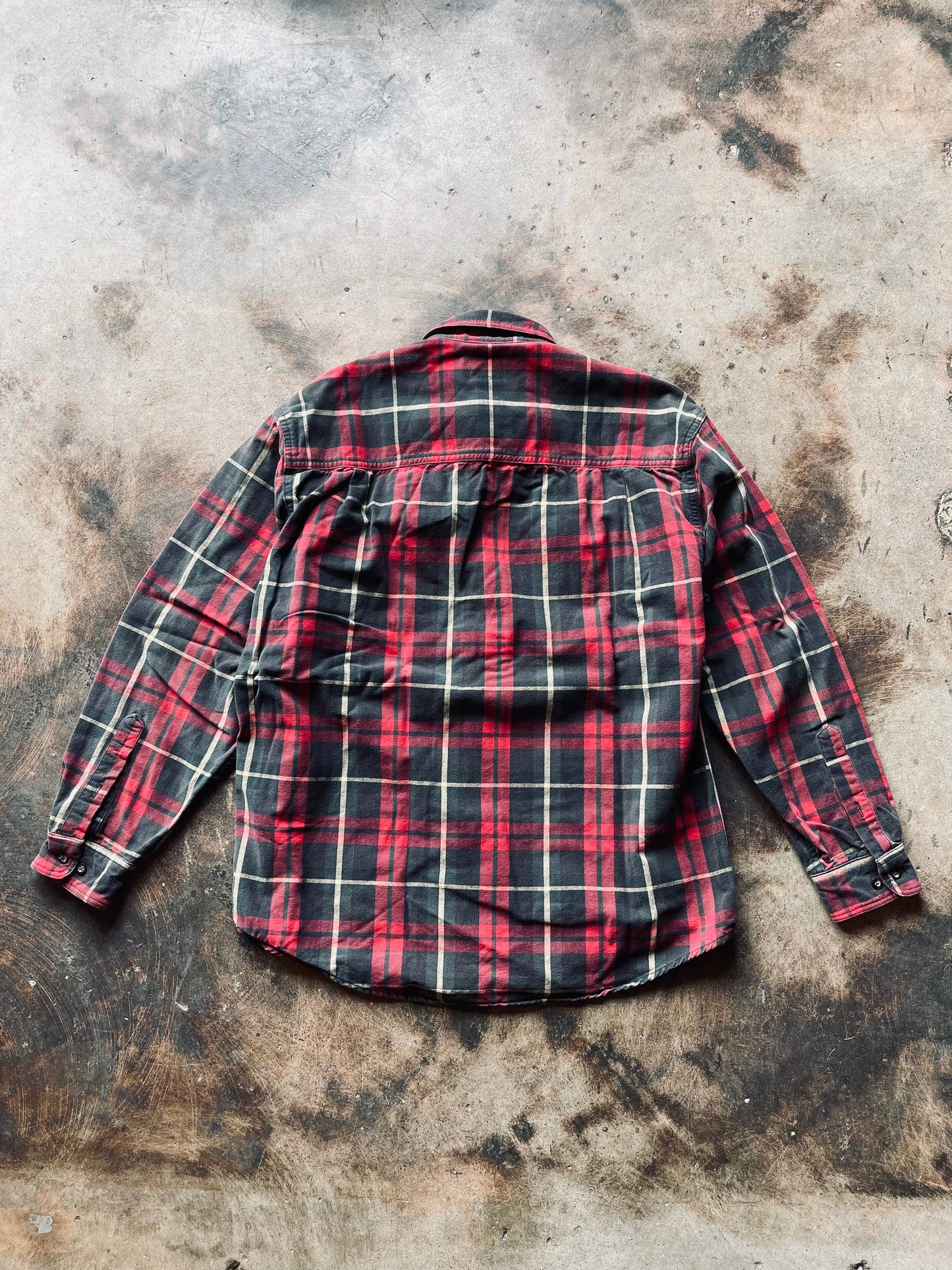 Vintage Eddie Bauer Flannel Work Shirt | Large