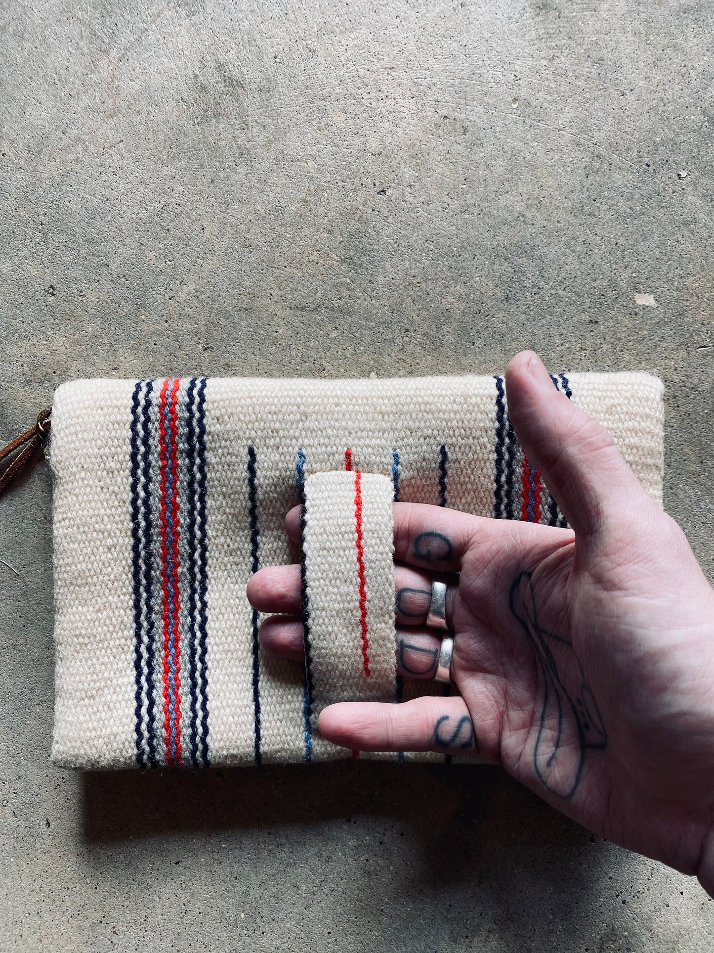 1940s Chimayo Woven Clutch