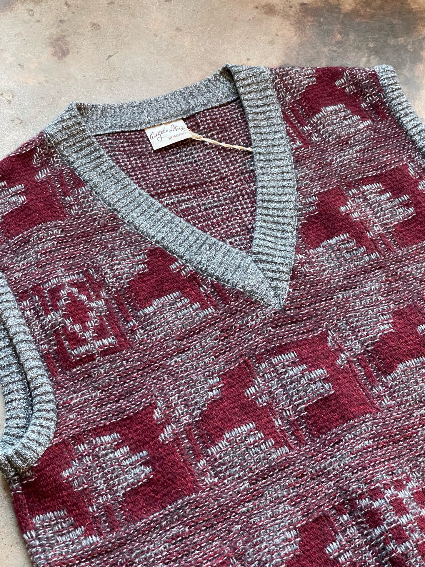 1980’s Angelo Litrico Knit Vest | Medium/Large