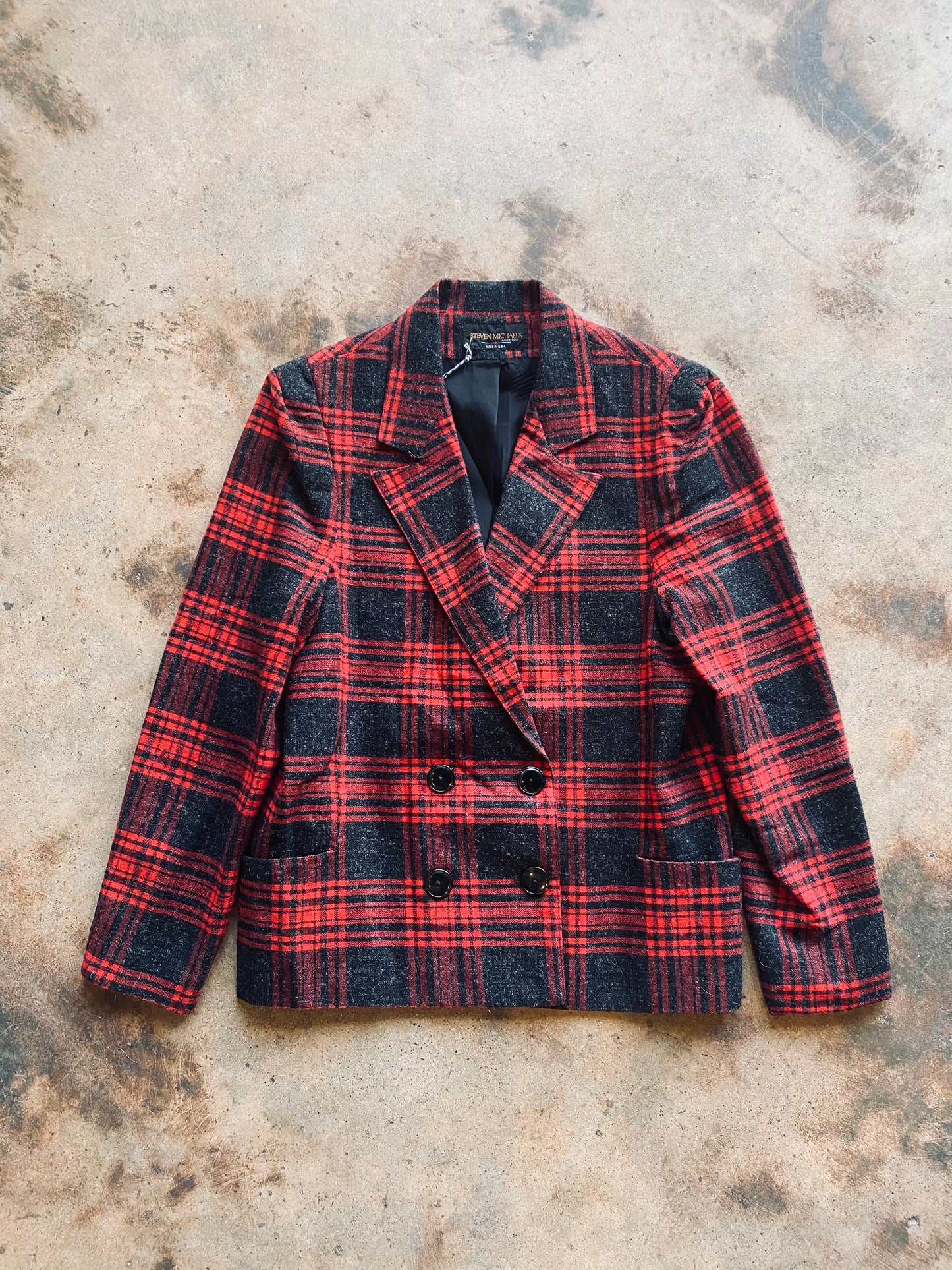 1980s Steven Michael’s Double Breasted Blazer | Medium