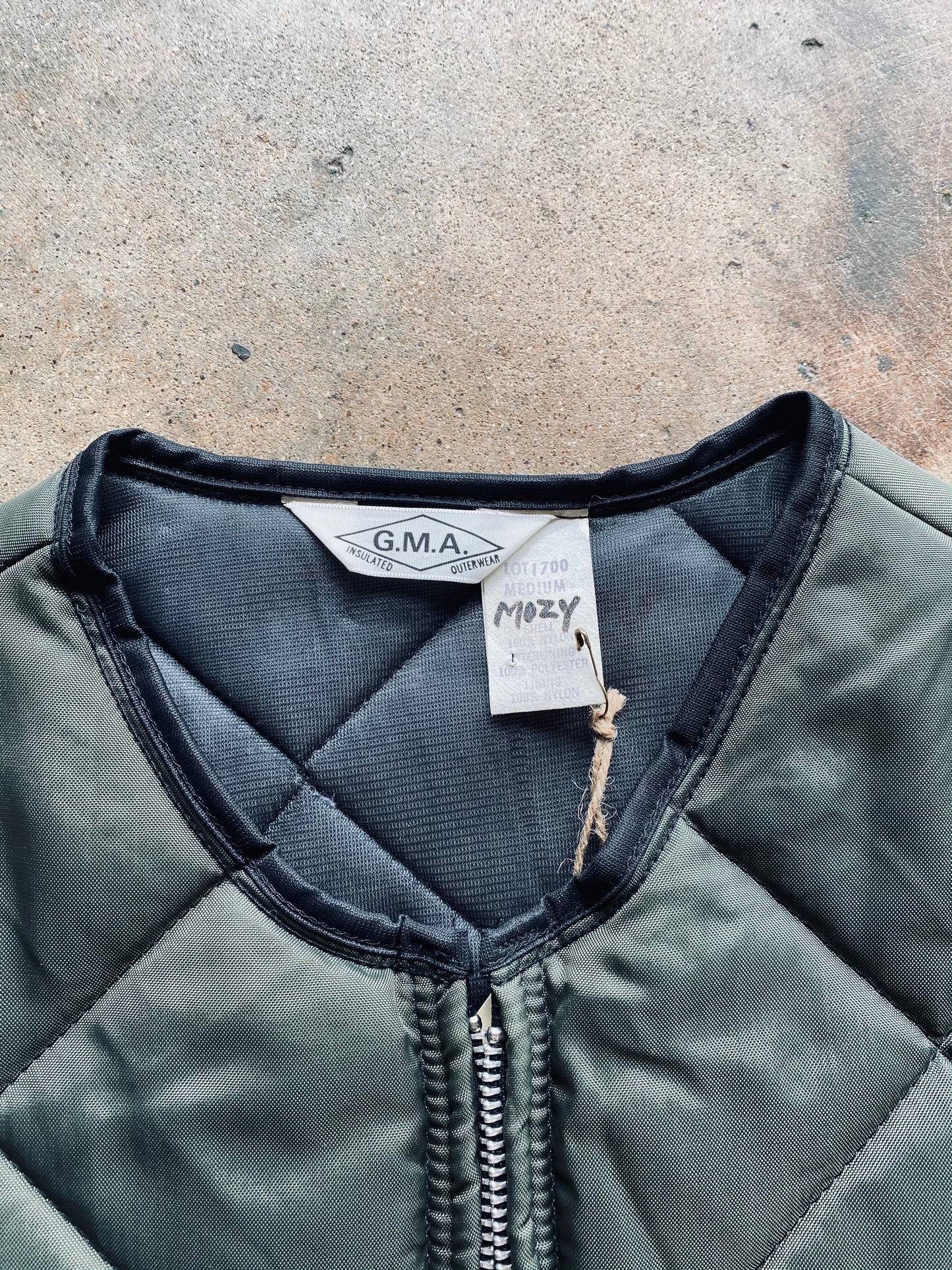 Vintage G.M.A. Quilted Vest
