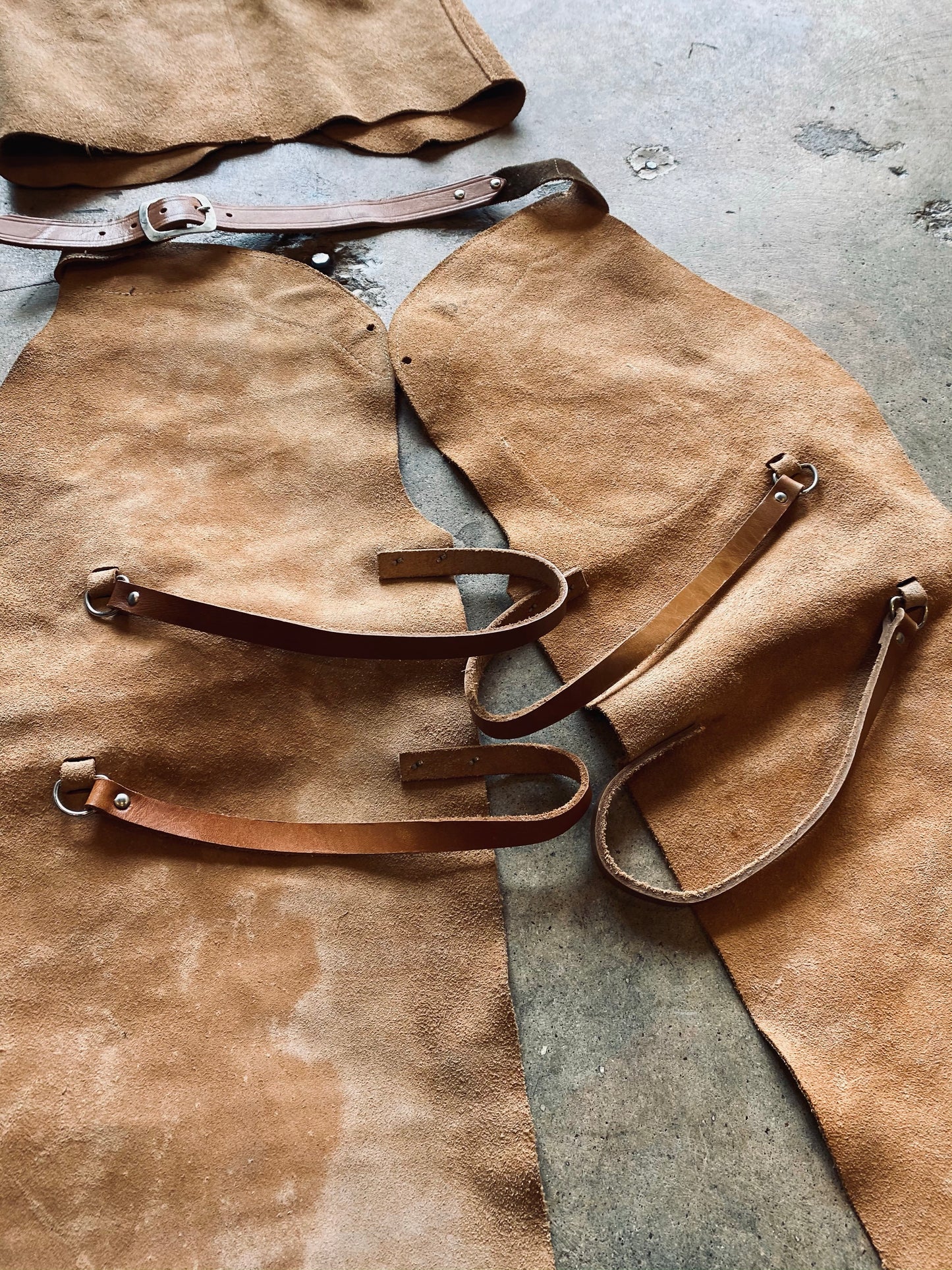 Vintage Kids Leather Cowboy Outfit | Kids 8