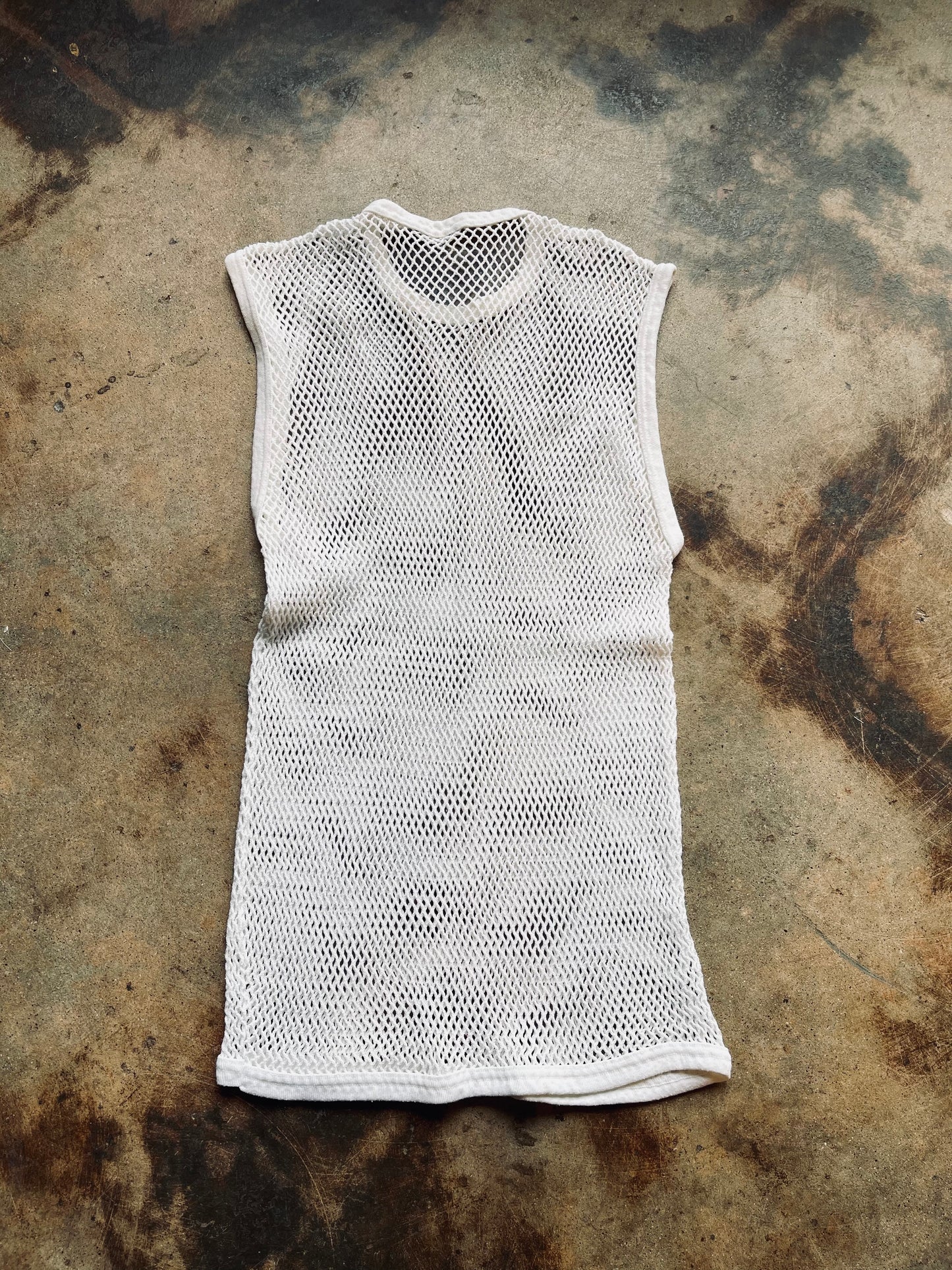 Vintage Mesh Sleeveless Shirt