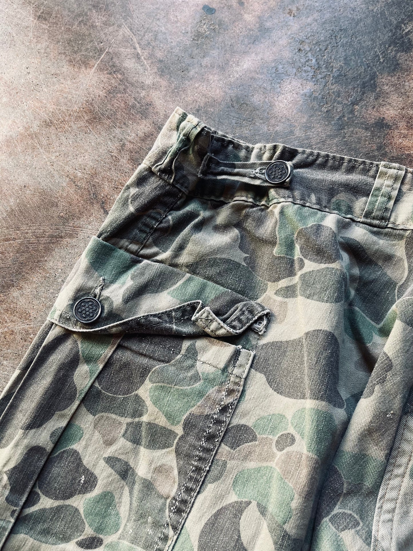 1950’s Frog Camo 13-Star Button Field Trouser | 36R