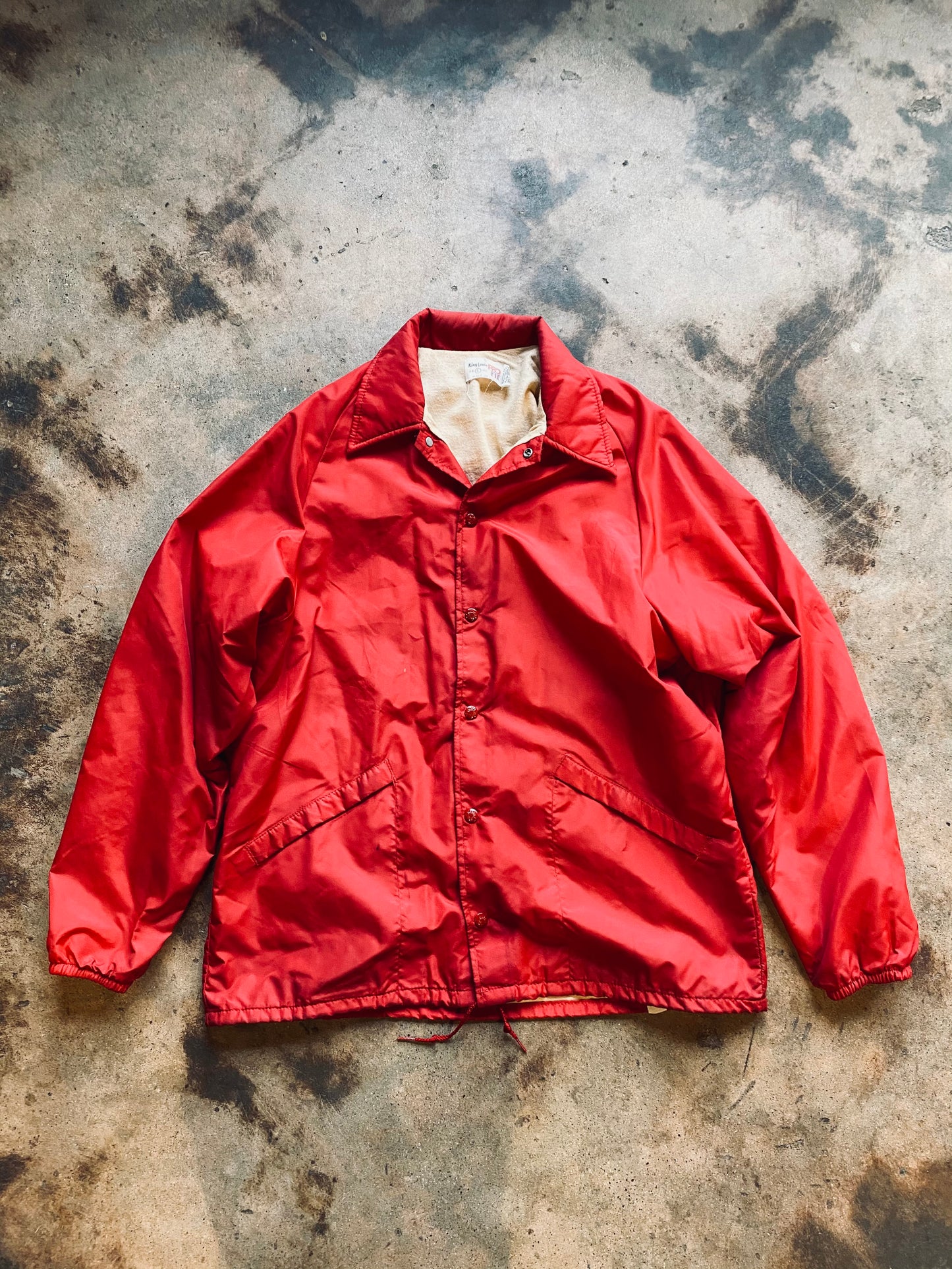 1970s King Louie Pro Fit Baseball Jacket | Large
