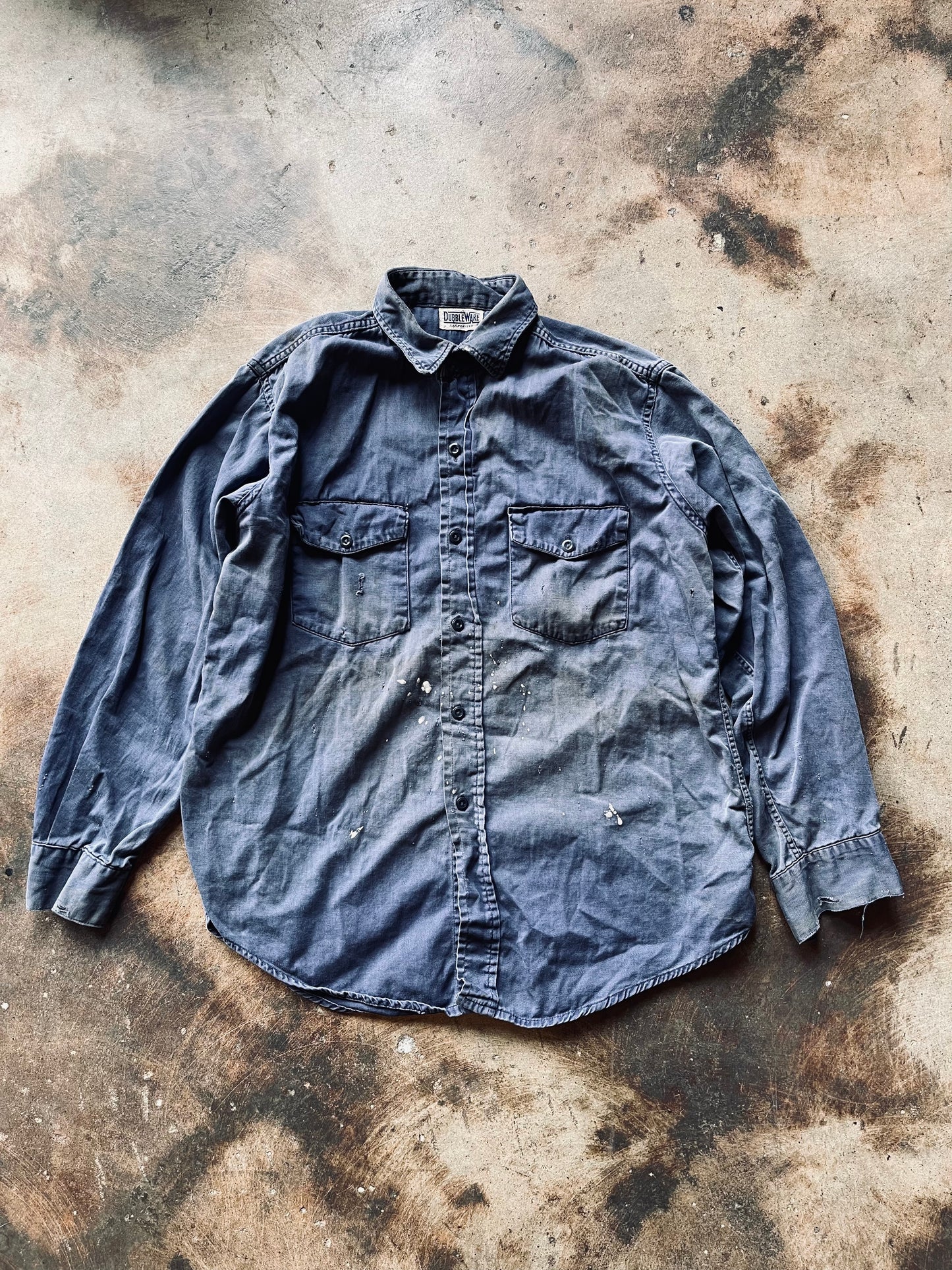 1950’s DubbleWare Sanforized Work Shirt | Medium