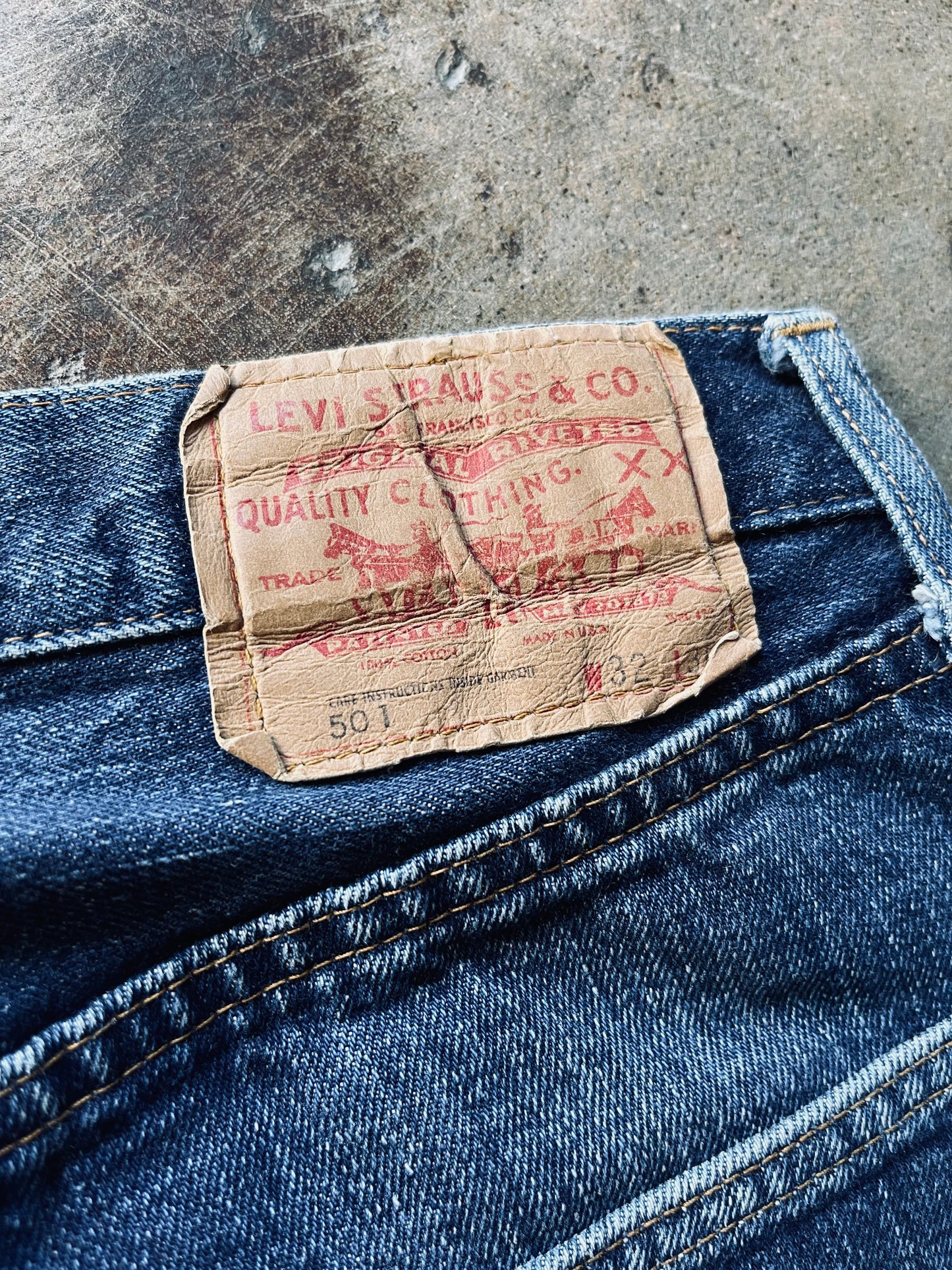 1980 Levi’s 501 Redline Denim | 32X36