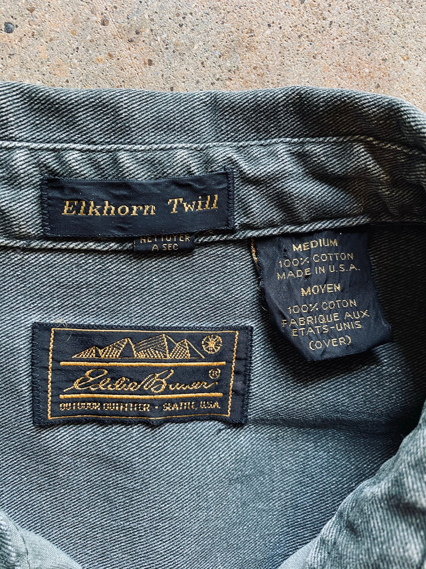 1990s Eddie Bauer Elkhorn Twill Shirt