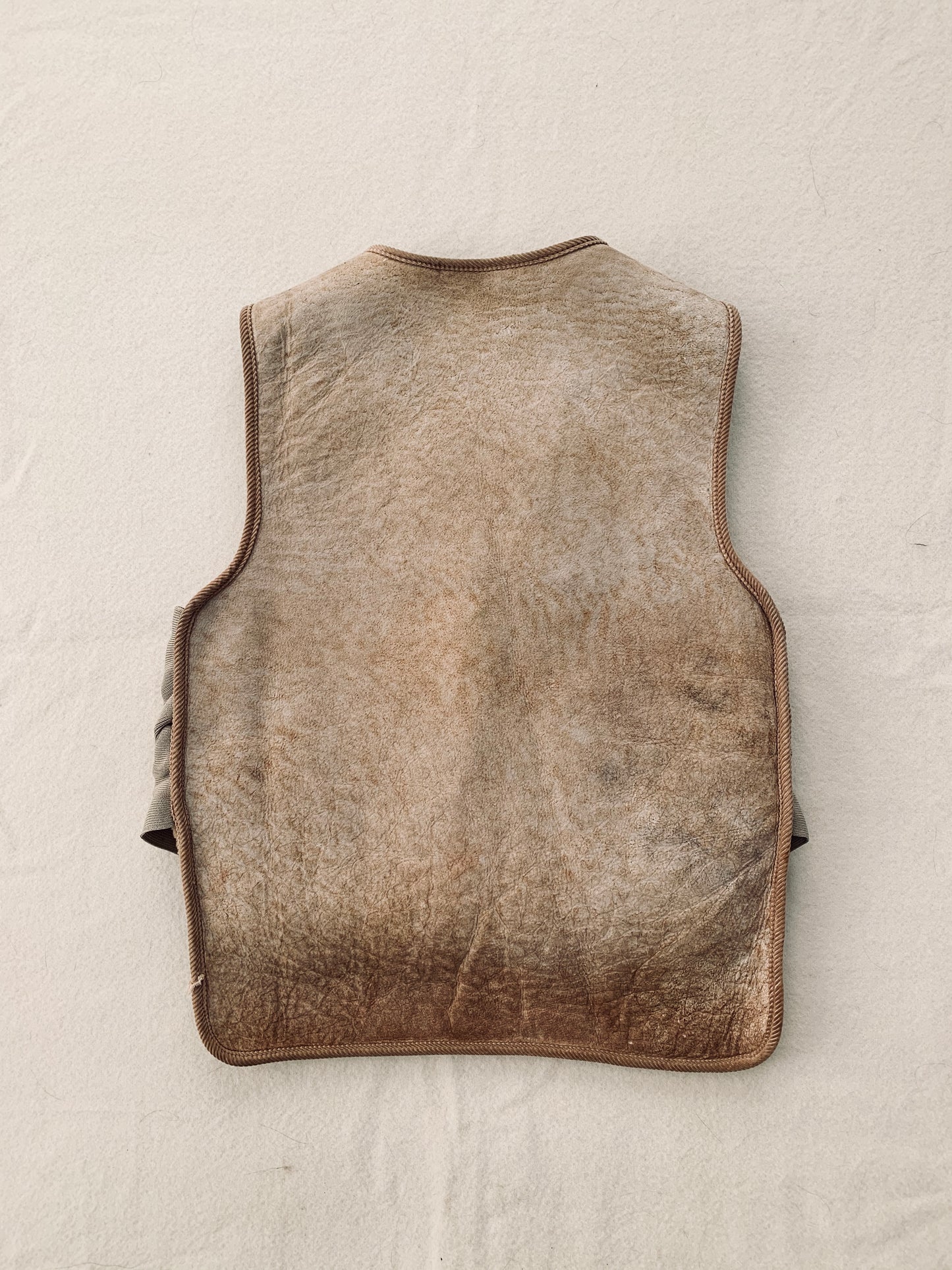 1960’s Canadian Fur & leather Hunting Vest
