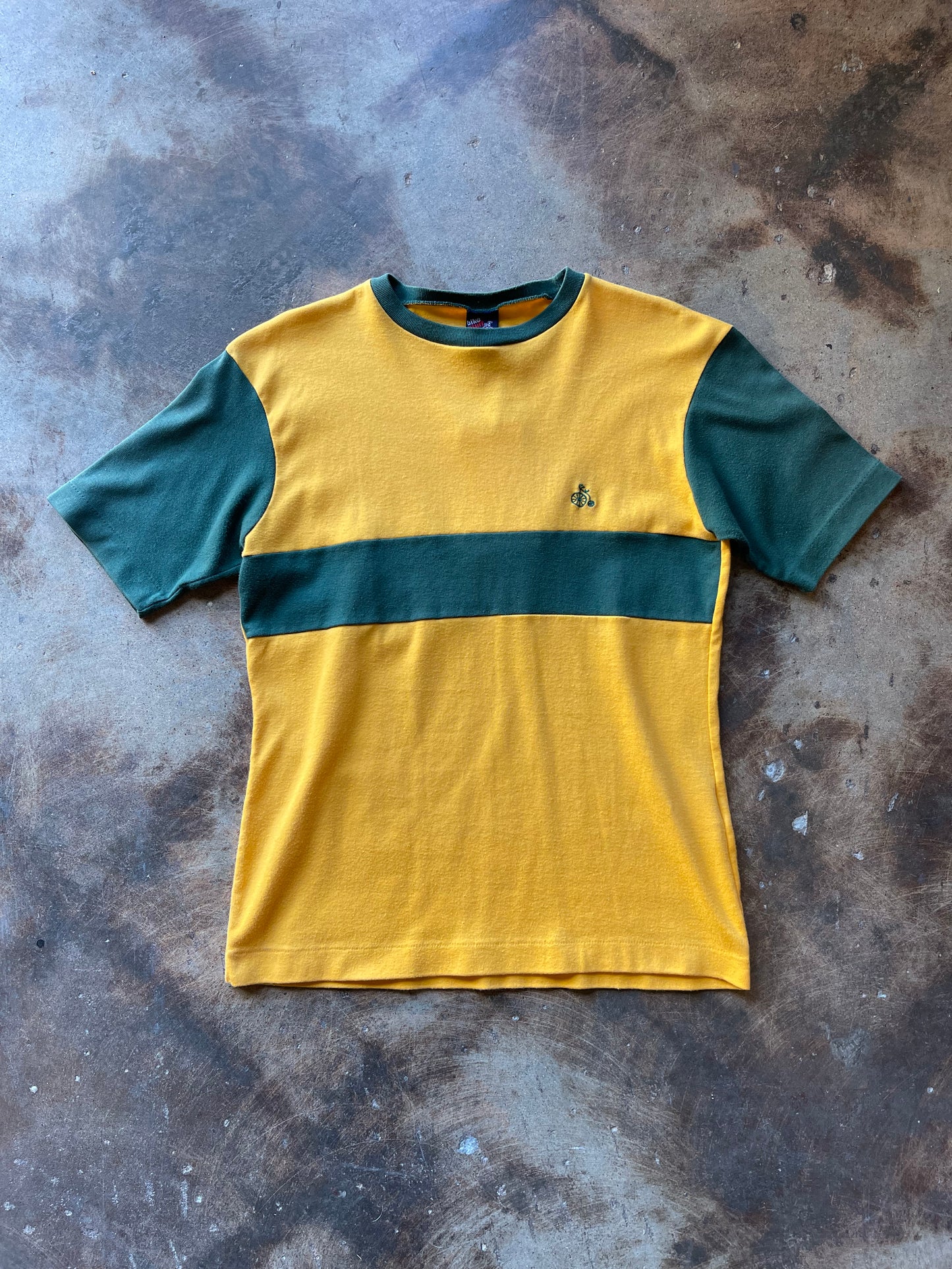 1970’s Bike Stuff Color Blocked Tee | Medium