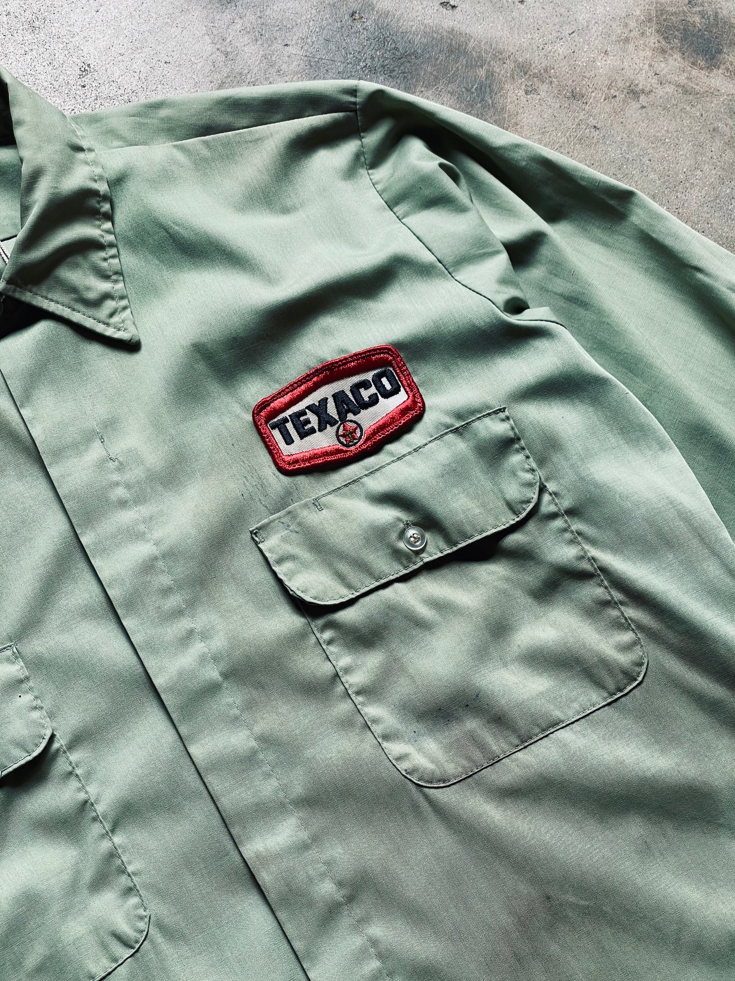 1960’s Lion Brand Texaco Uniform Shirt | Medium