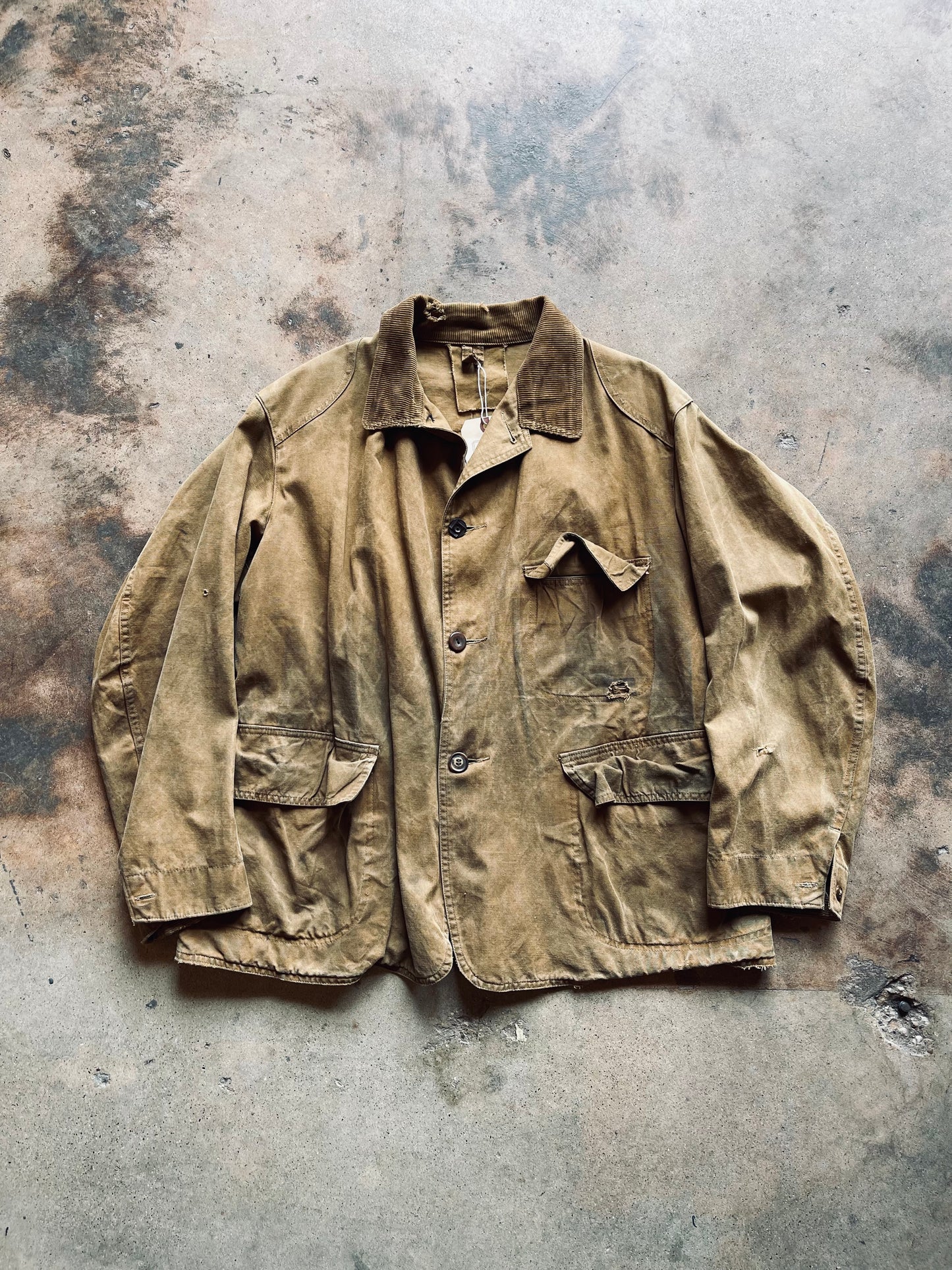 1940’s Elko Brand Water Repellent Canvas Jacket | X-Large