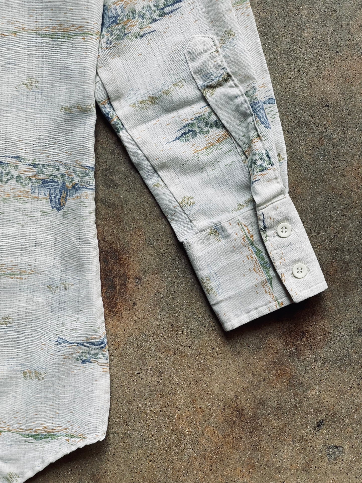 1970’s Lee Scenic Western Print Shirt