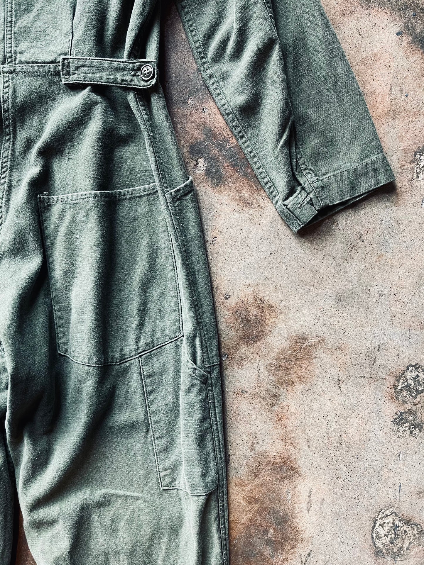 1971 U.S. Military Sateen Coverall | Small