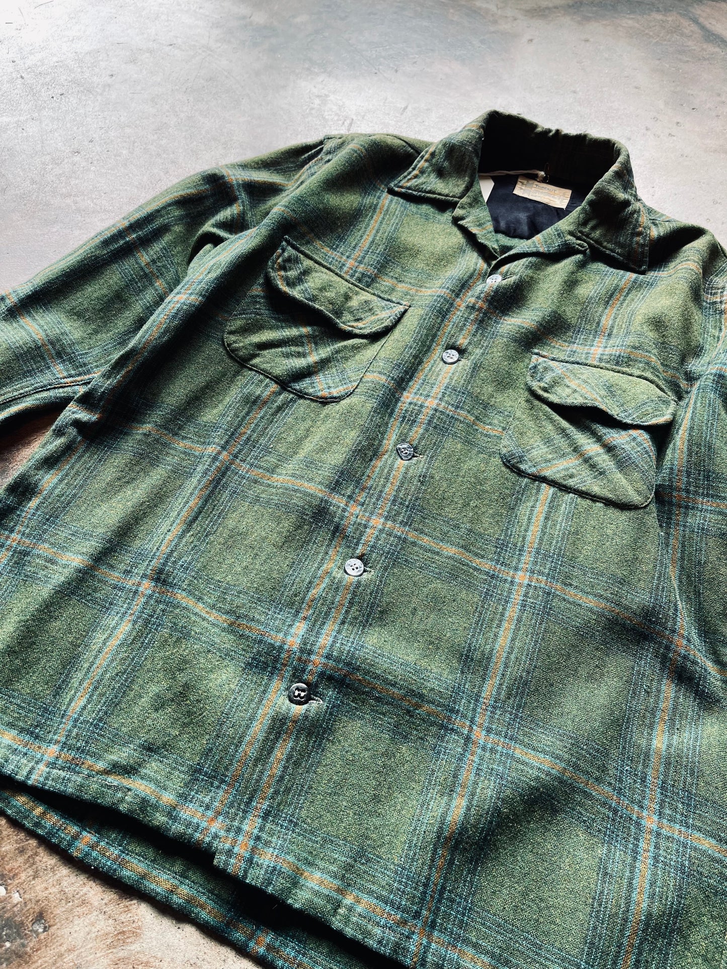 1970’s Towncraft Camp Collar Shirt | Medium