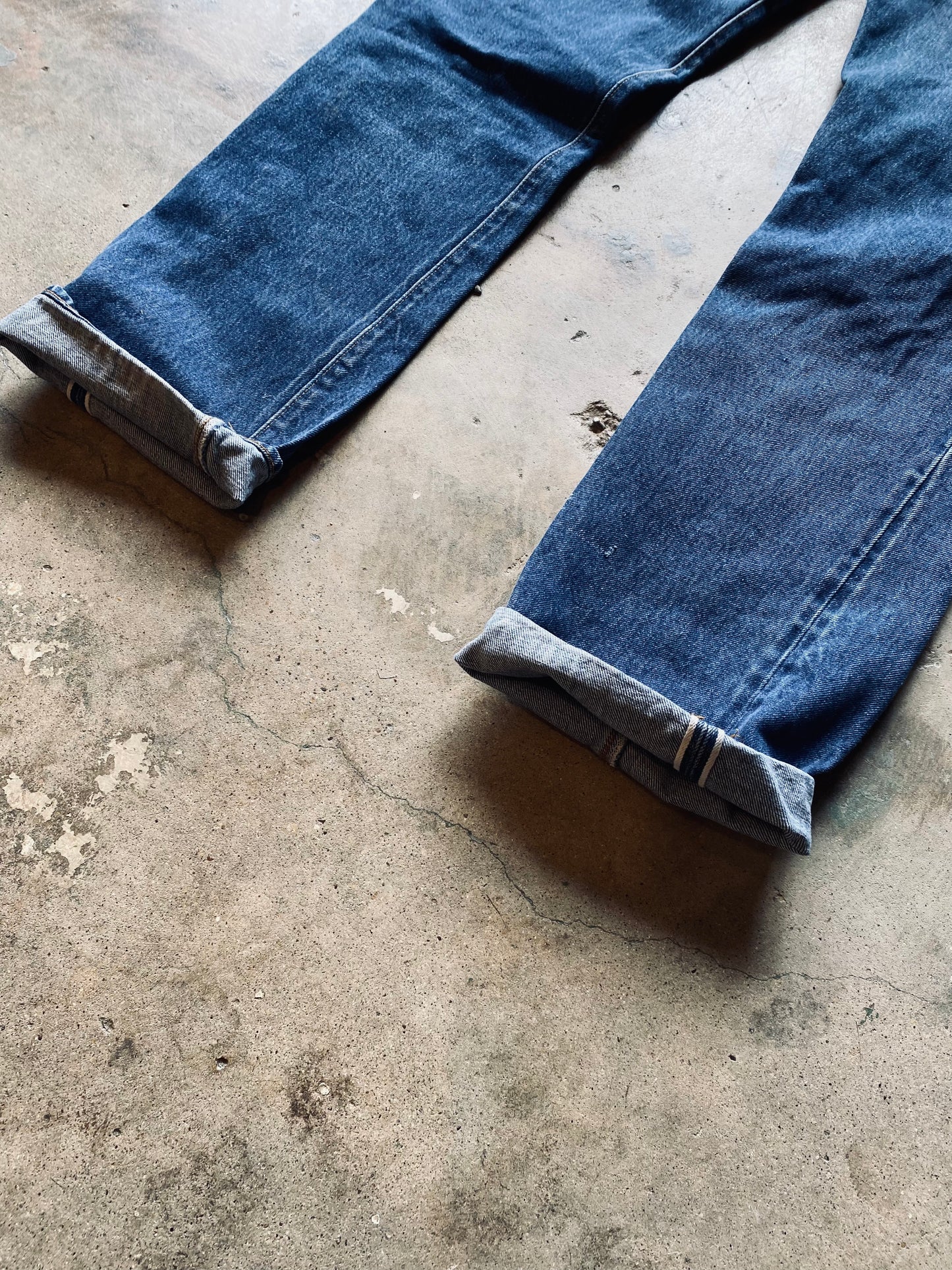1980s Levi’s 501 Selvedge Mended Denim | 32X34
