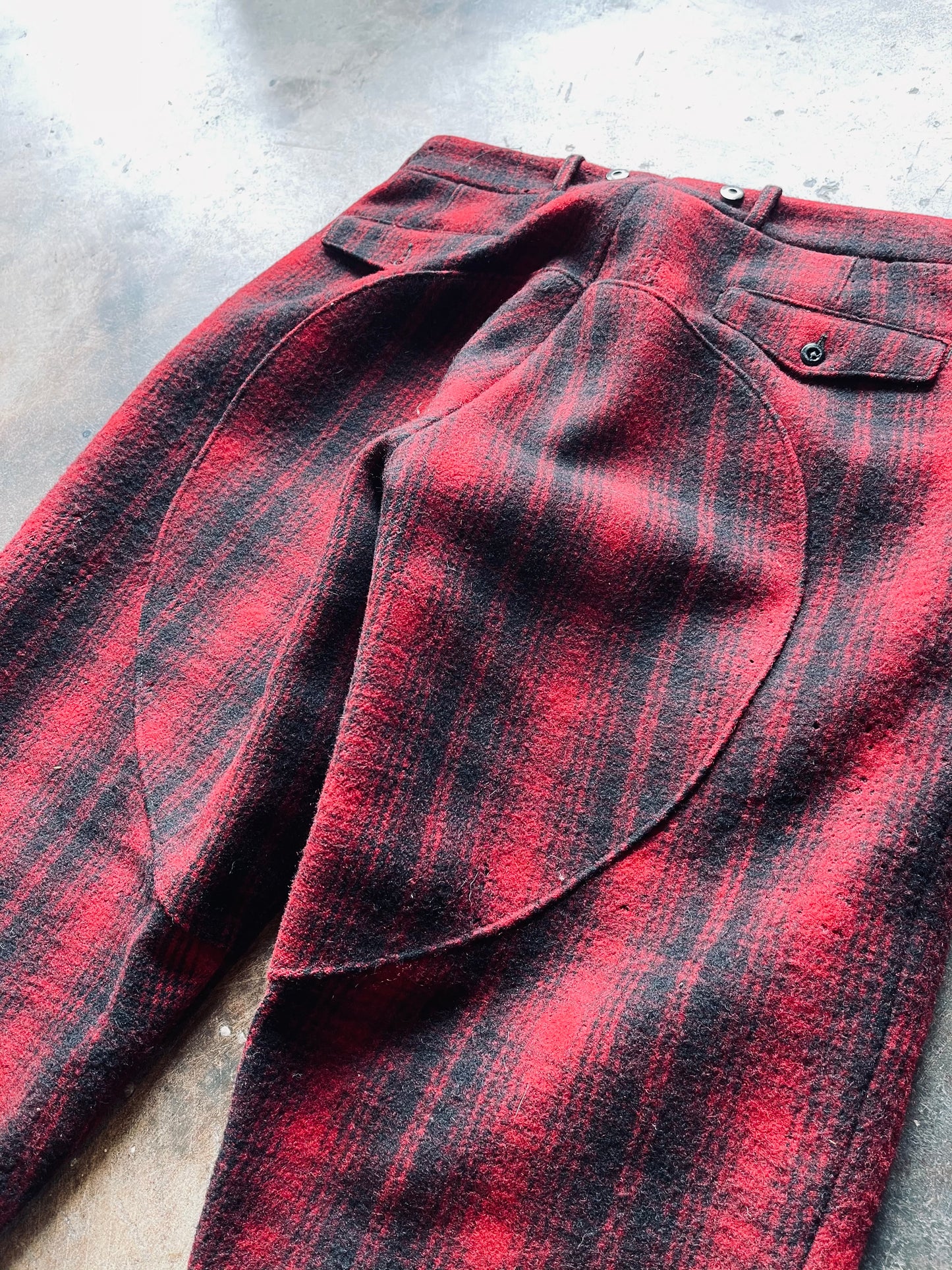 1950’s/60’s Woolrich Plaid Hunting Trouser | 34R
