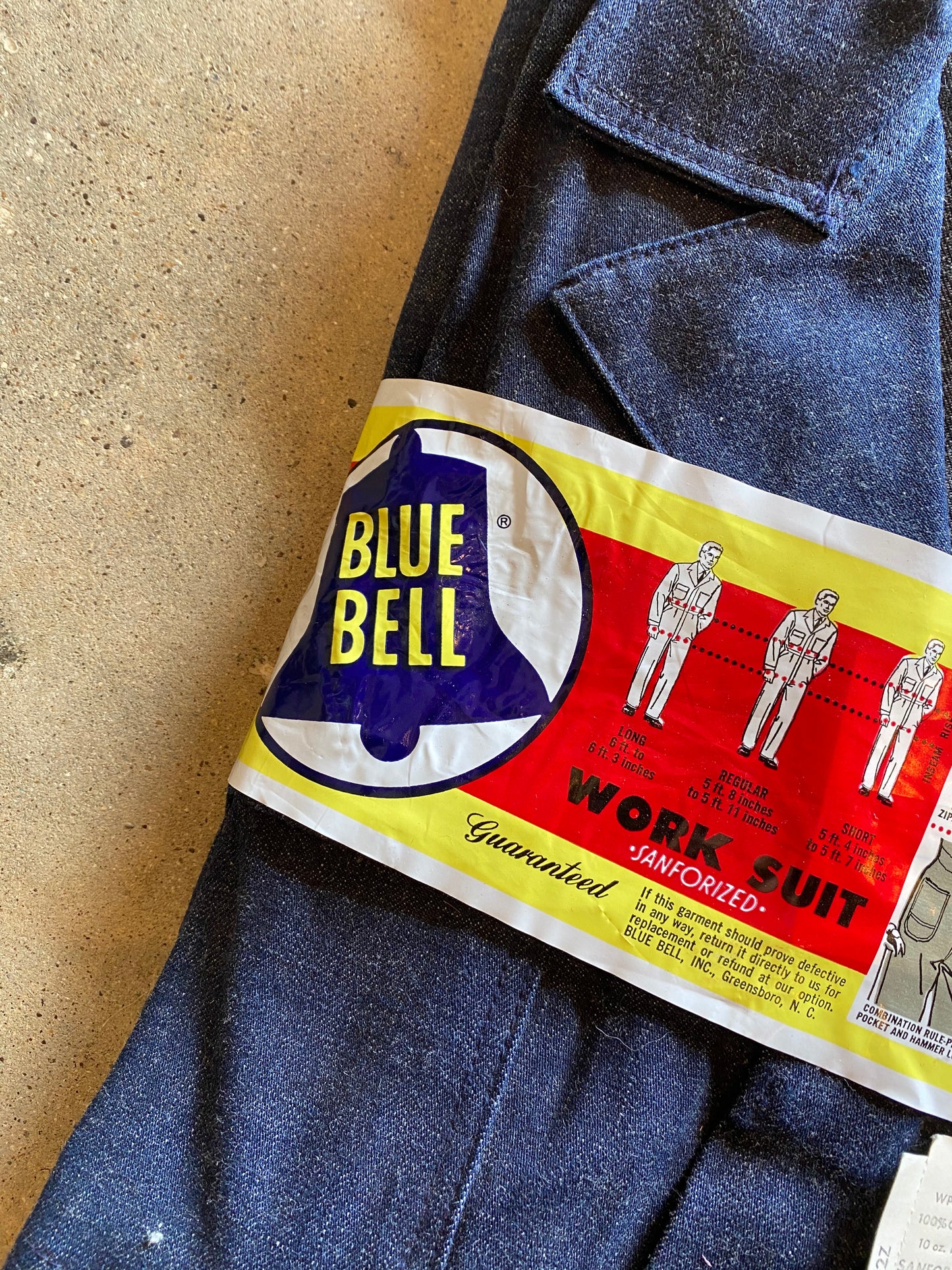 1960s Blue Bell Denim Coverall *Deadstock* | 36R