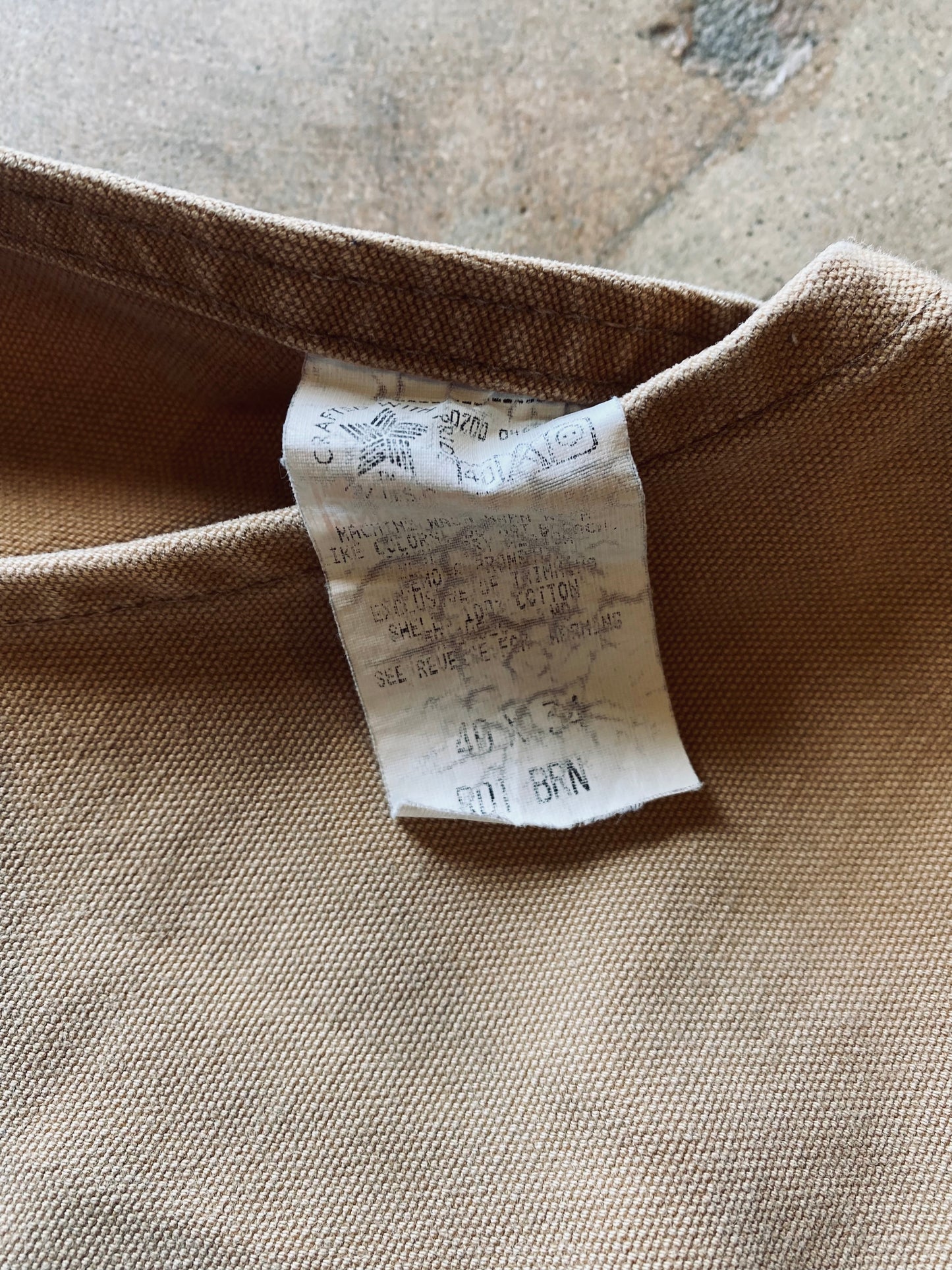 1980s Carhartt Reinforced Knee Overalls | 40X34