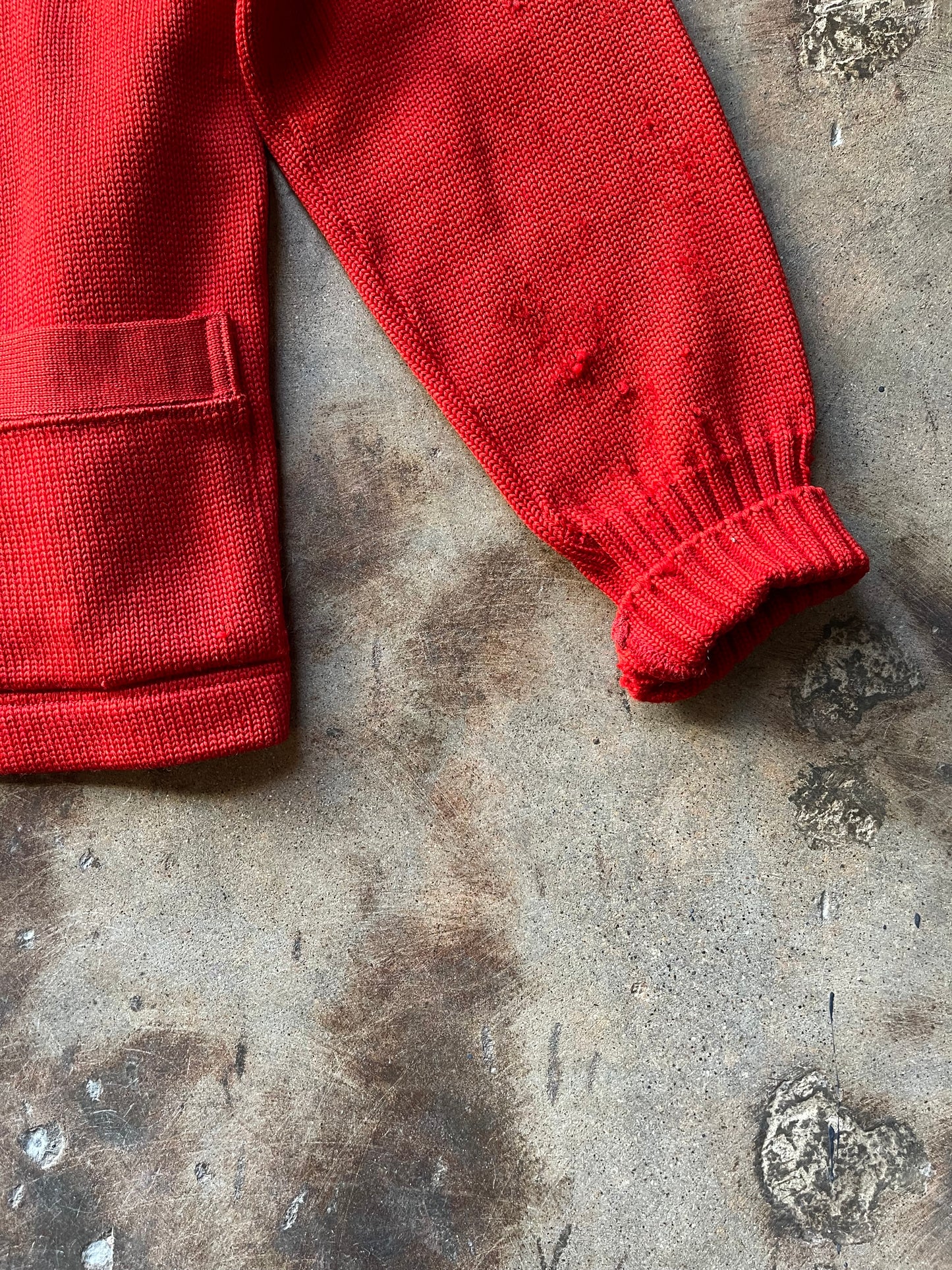 1930’s Sand Knit “N” Letterman Cardigan | Medium