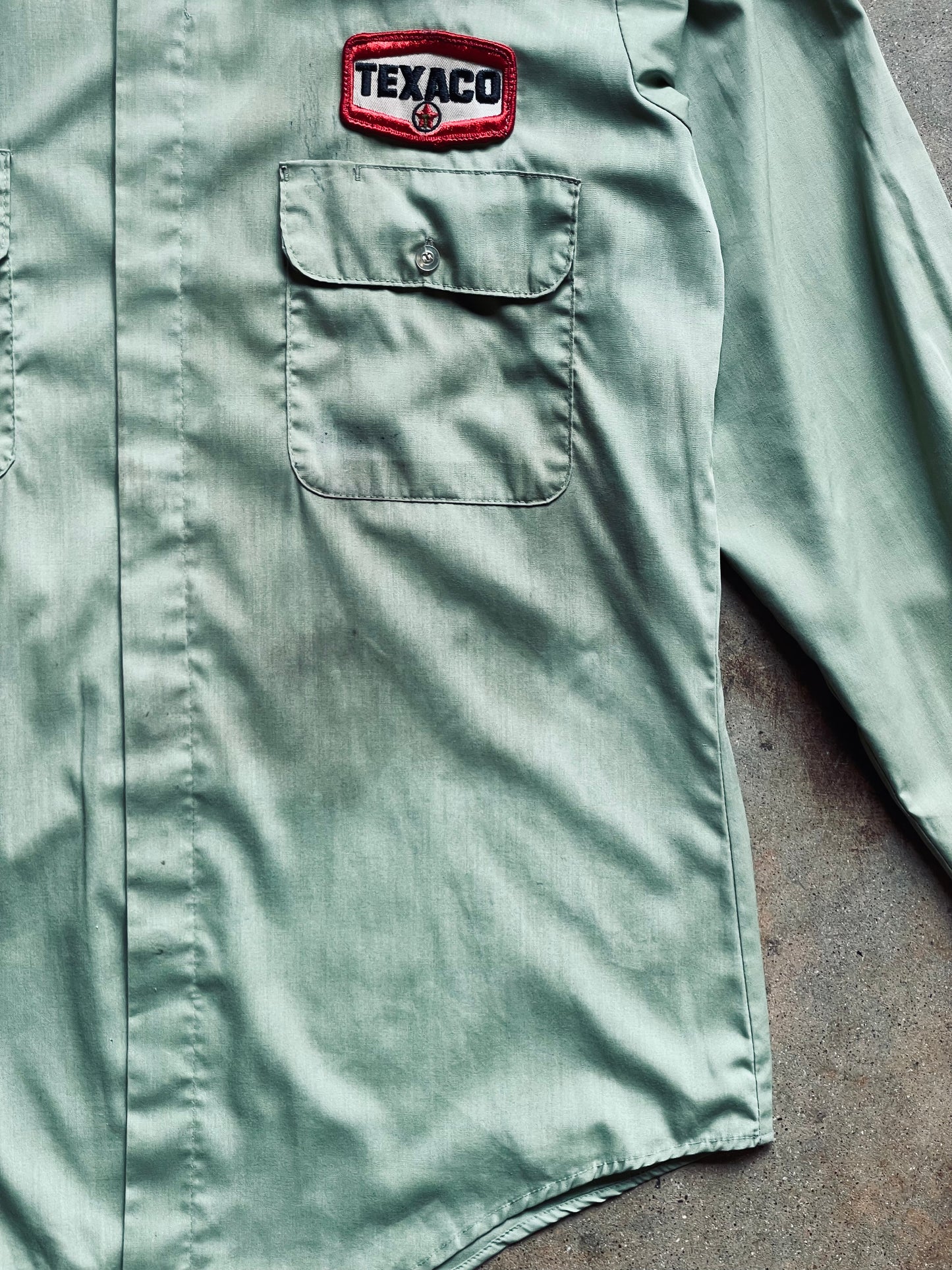 1960’s Lion Brand Texaco Uniform Shirt | Medium