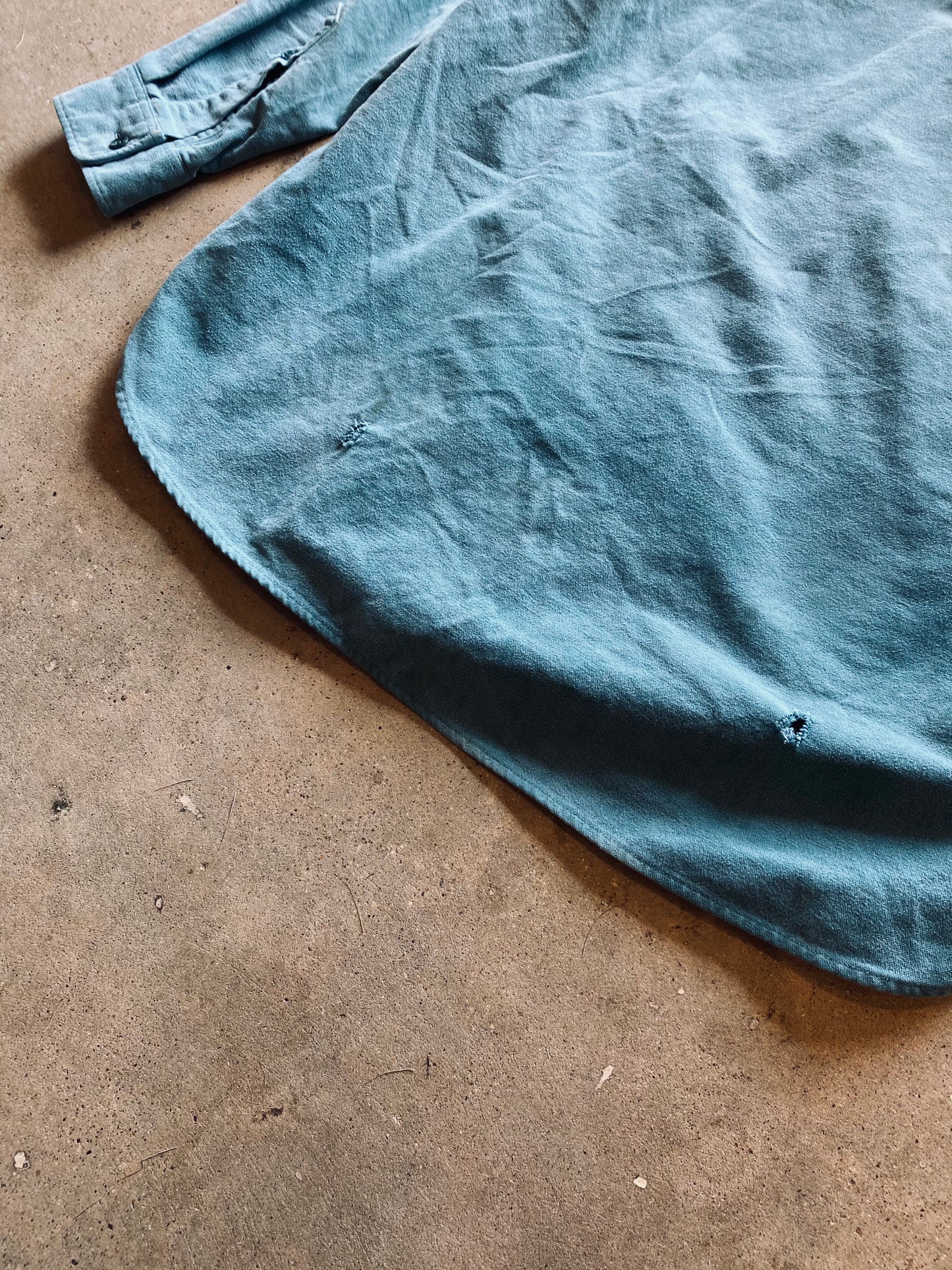 1980s L.L. Bean Chamoise Cloth Shirt | Large