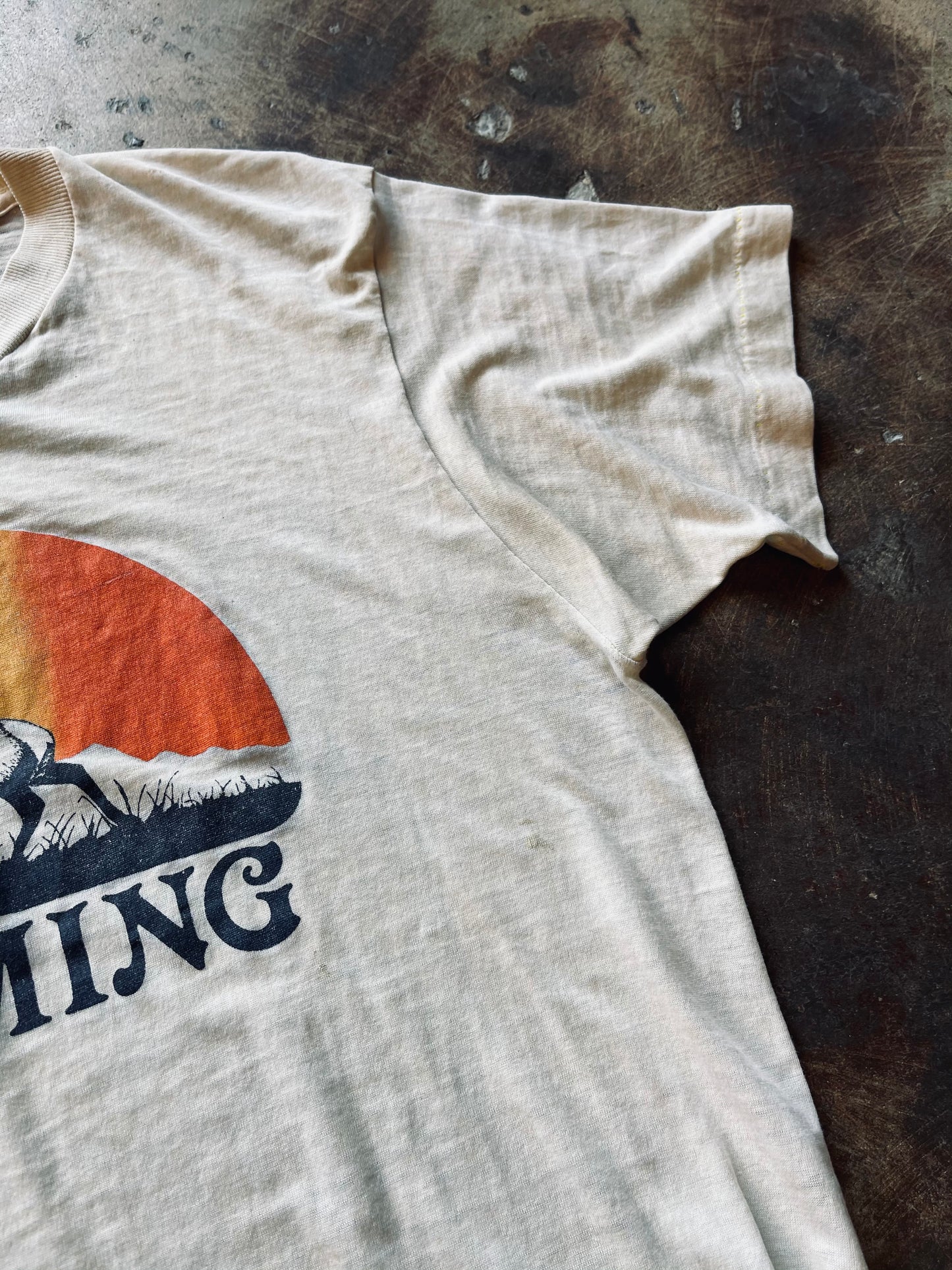1970s Wyoming Elk Graphic Tee