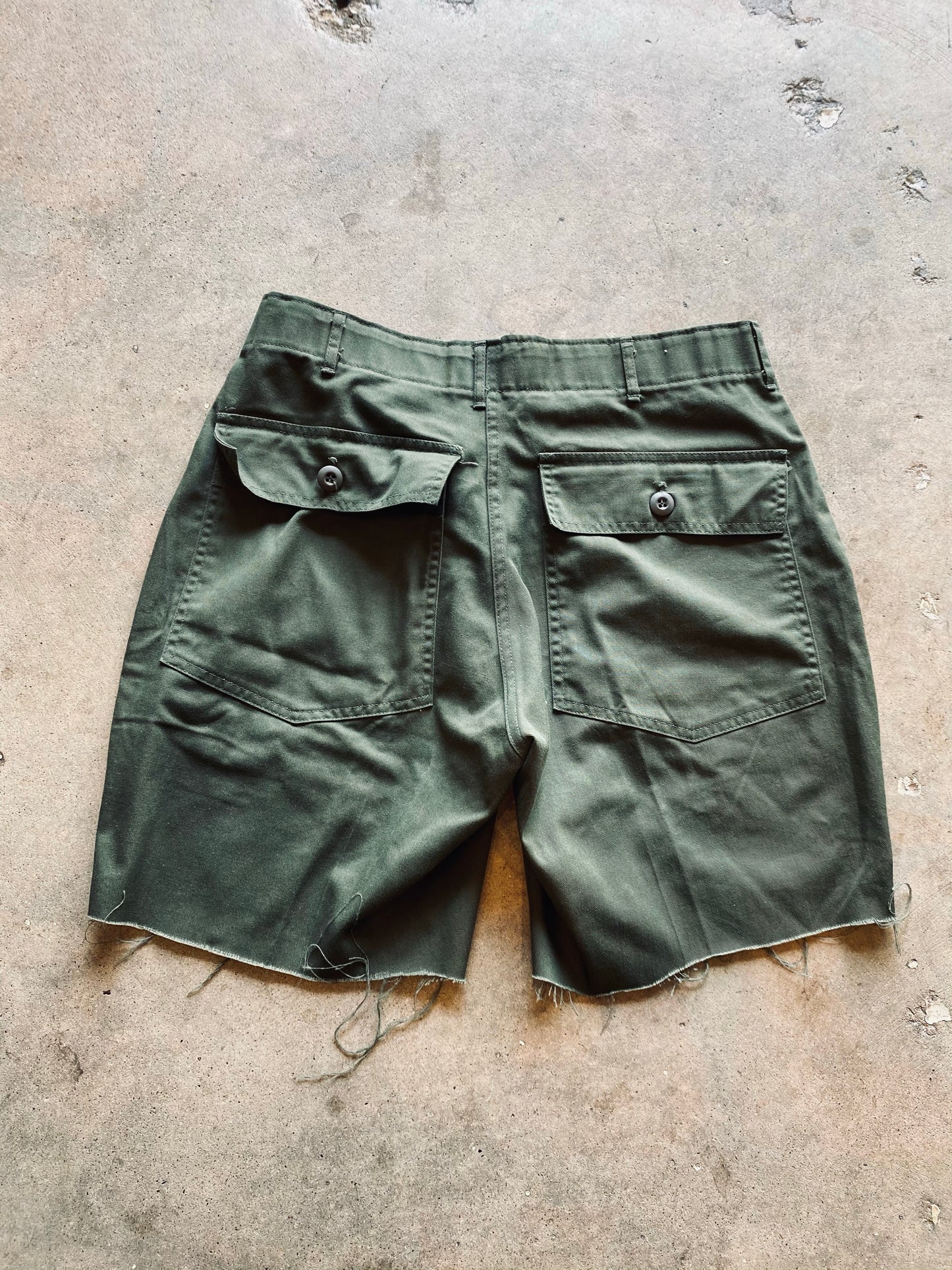 1977 OG-507 Sateen Trouser Cut-Offs