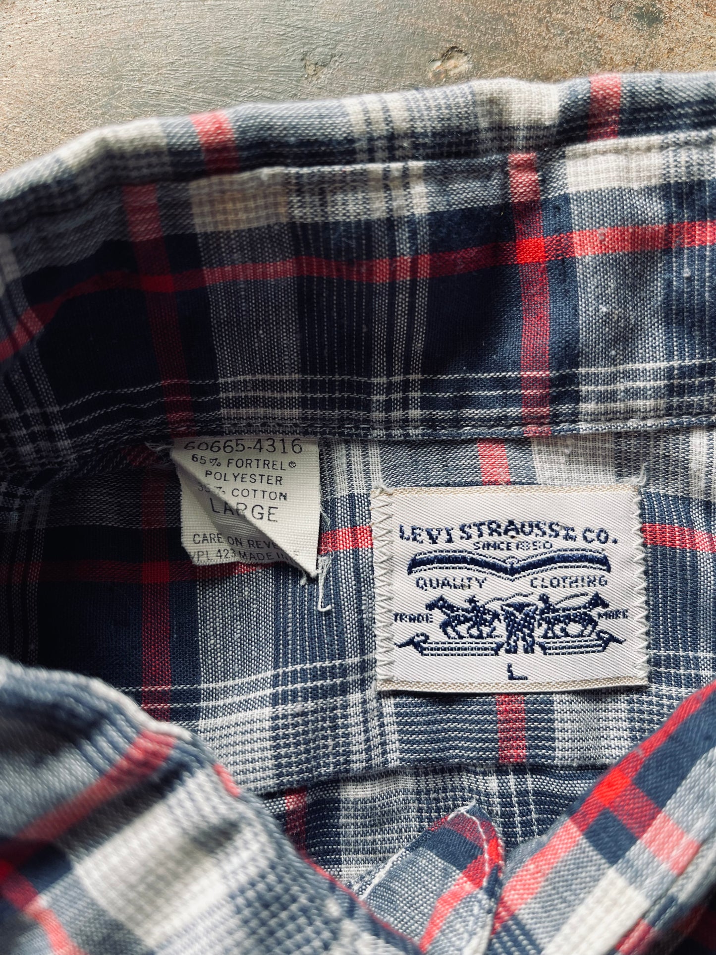 1980’s Levi’s Western Shirt | Large