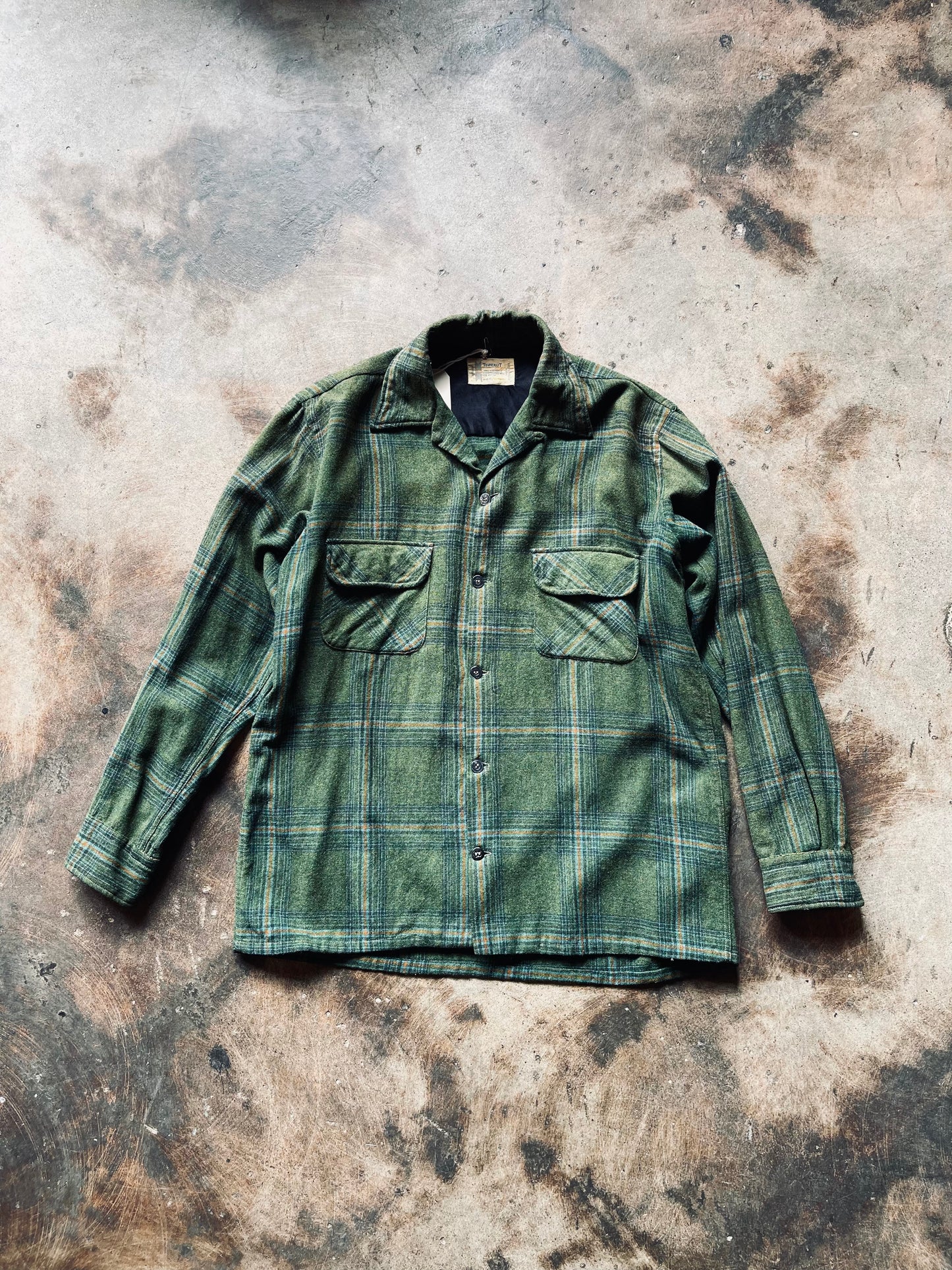 1970’s Towncraft Camp Collar Shirt | Medium