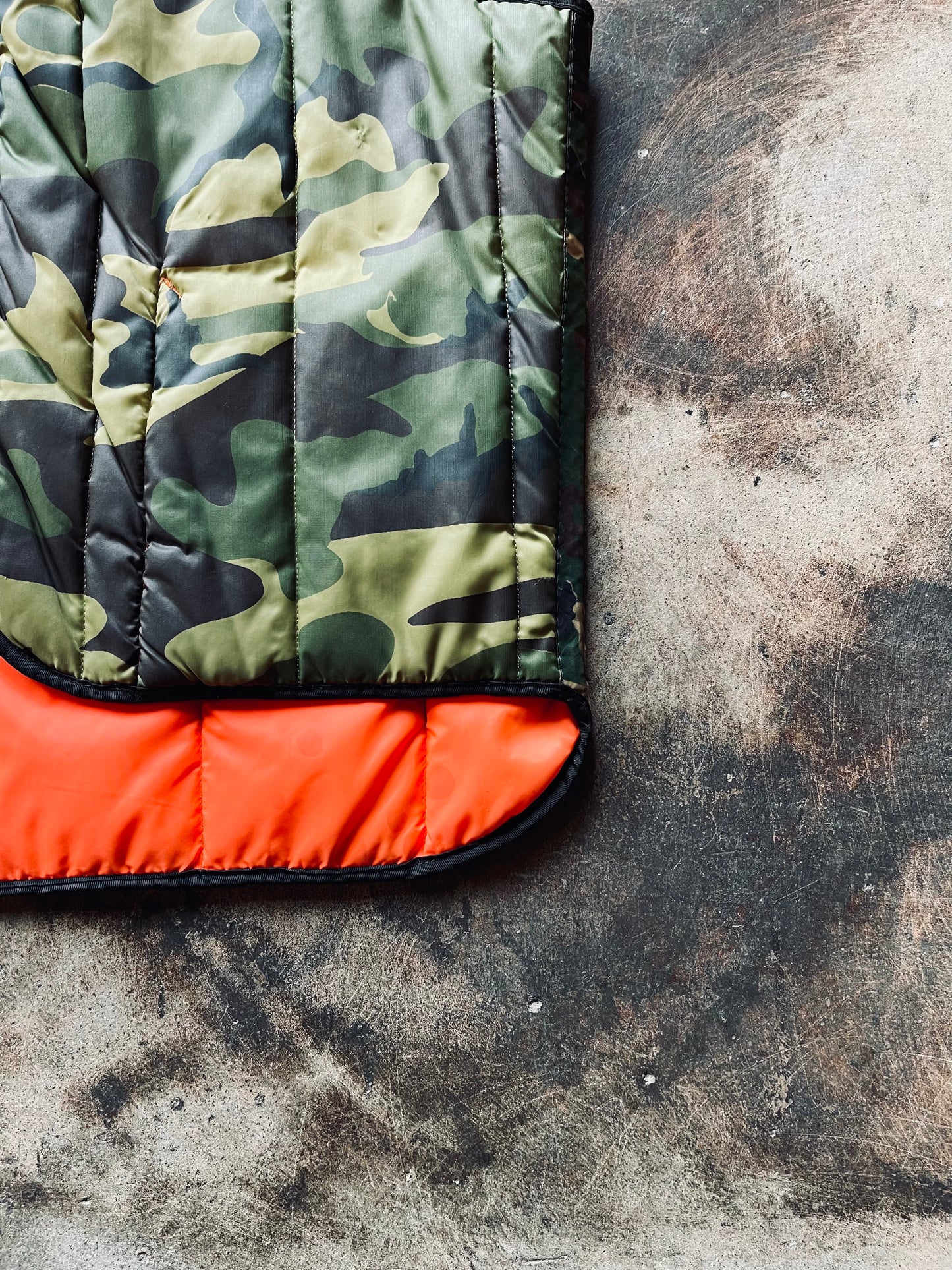 Vintage Quilted Reversible Vest | Large