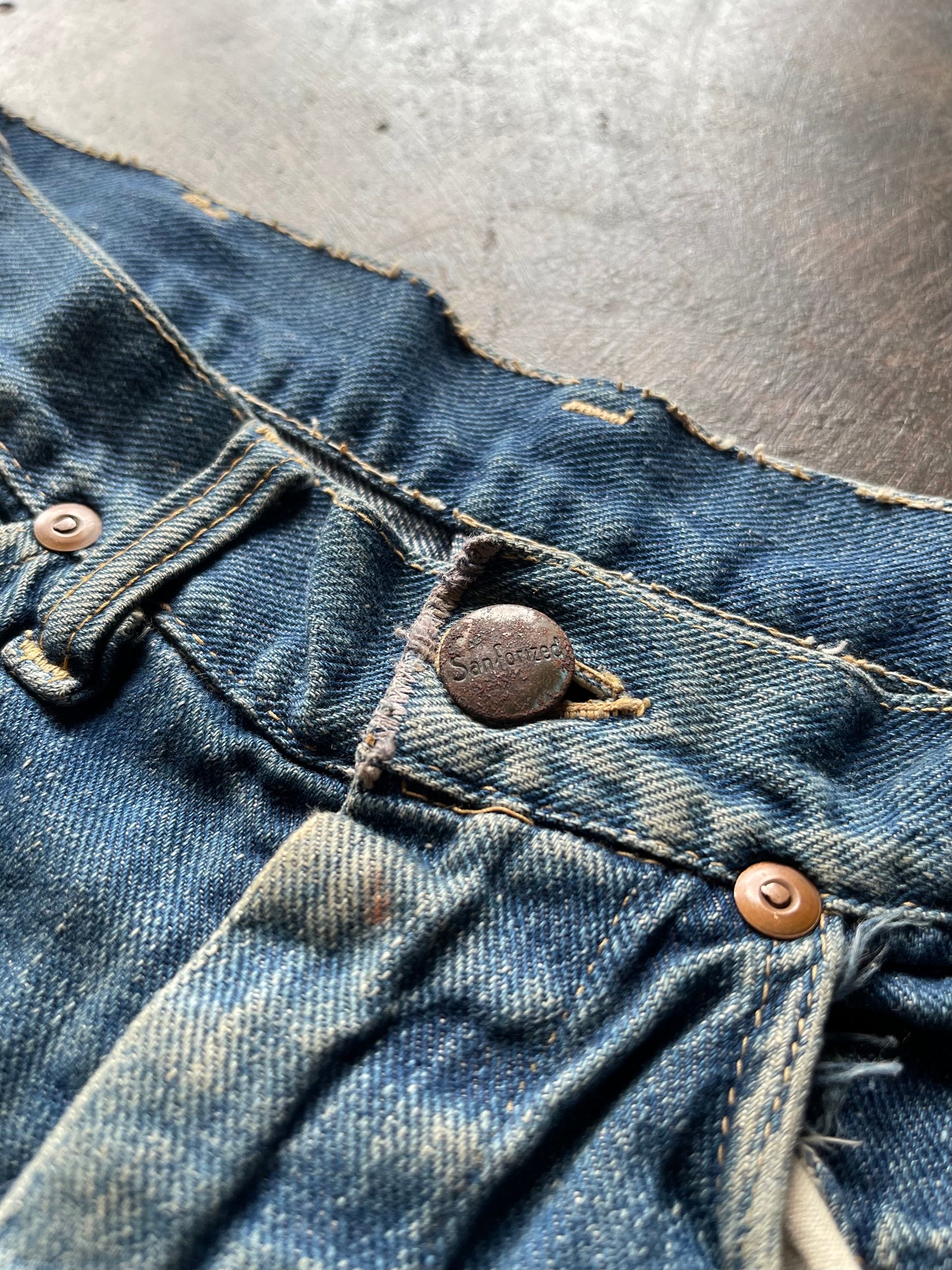 1940s/50s Cowhide Brand Selvedge Denim