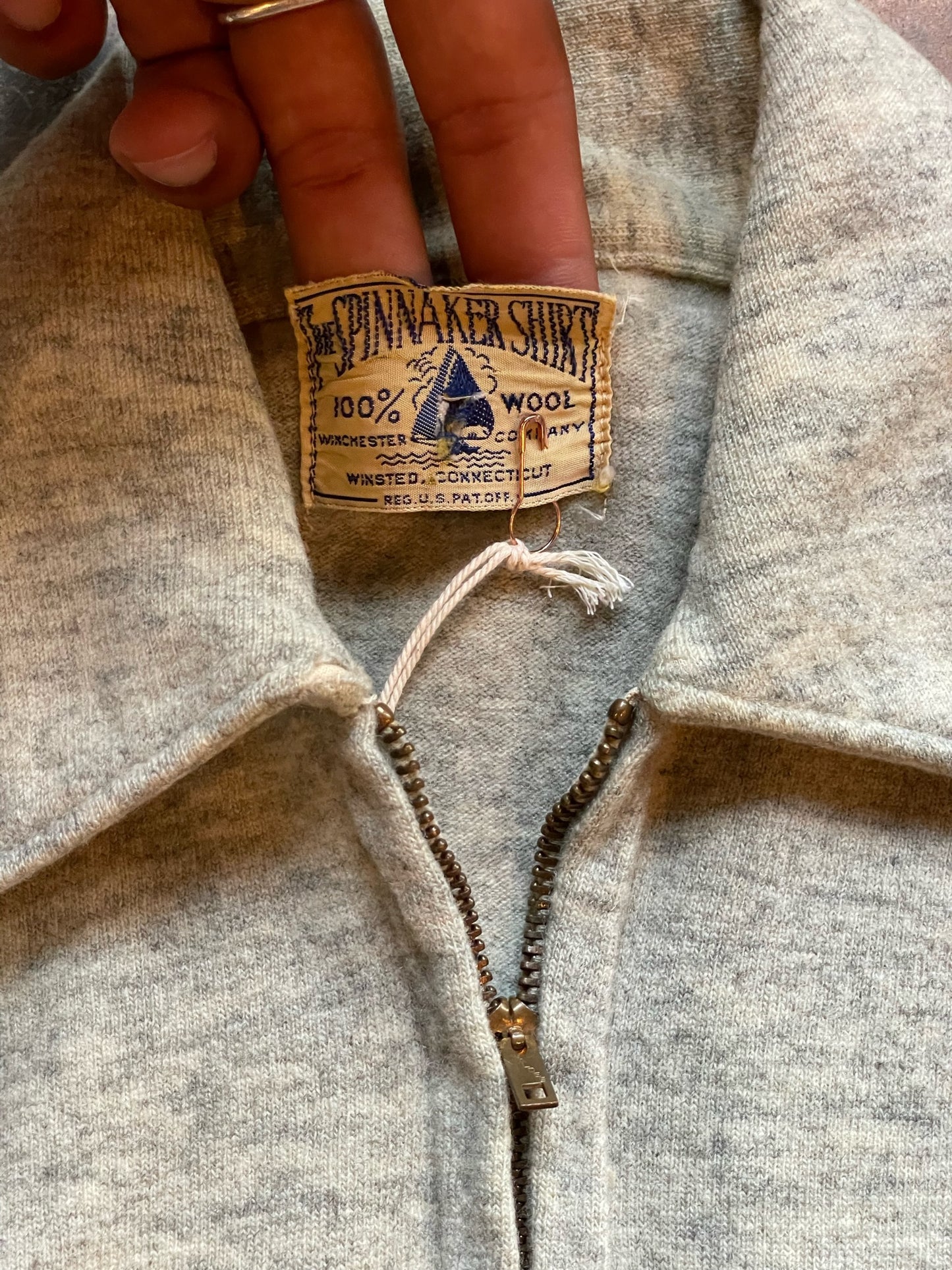 1950’s The Spinnaker Half Zip Shirt | Small