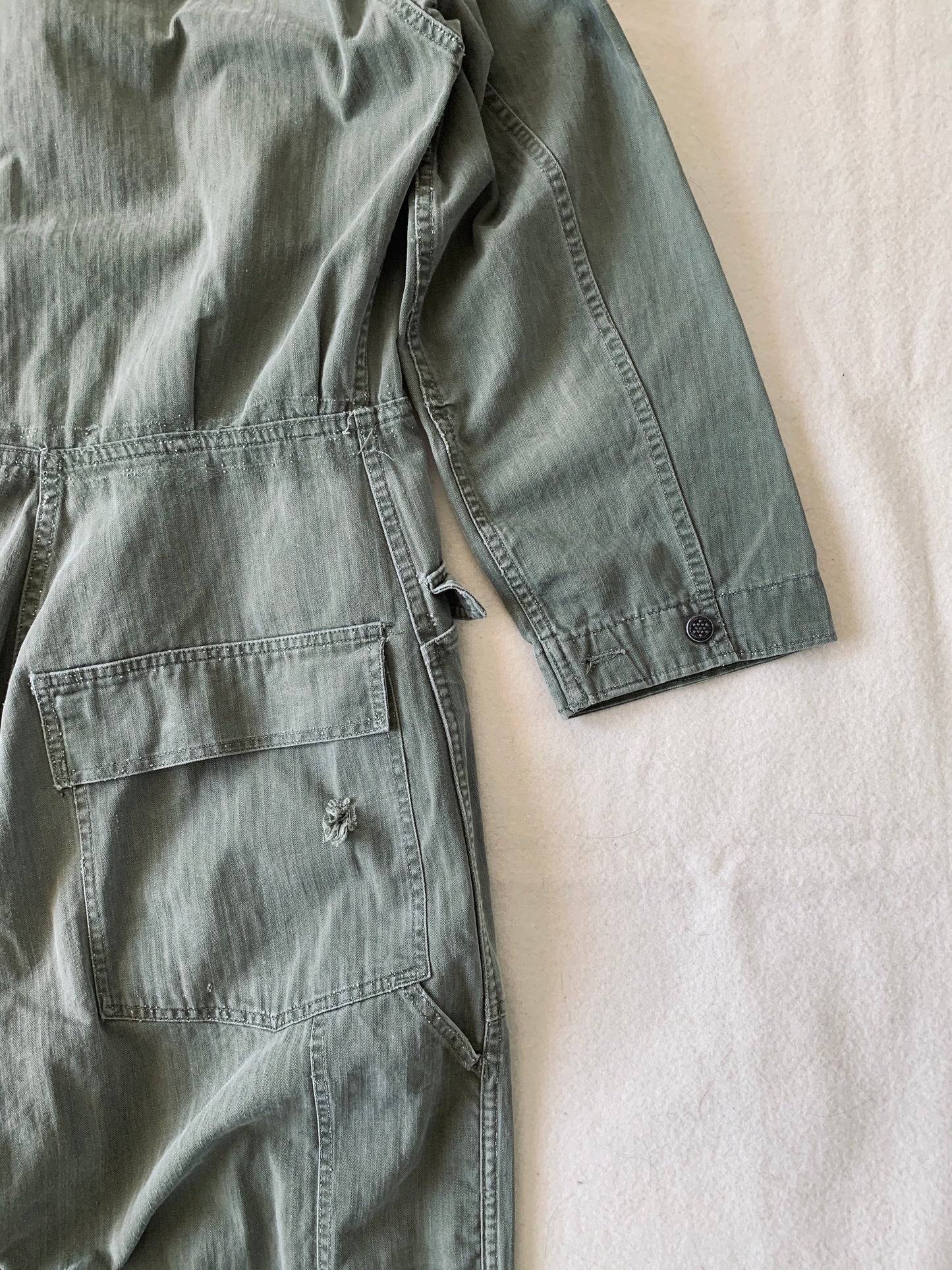 WWII USMC HBT Coverall