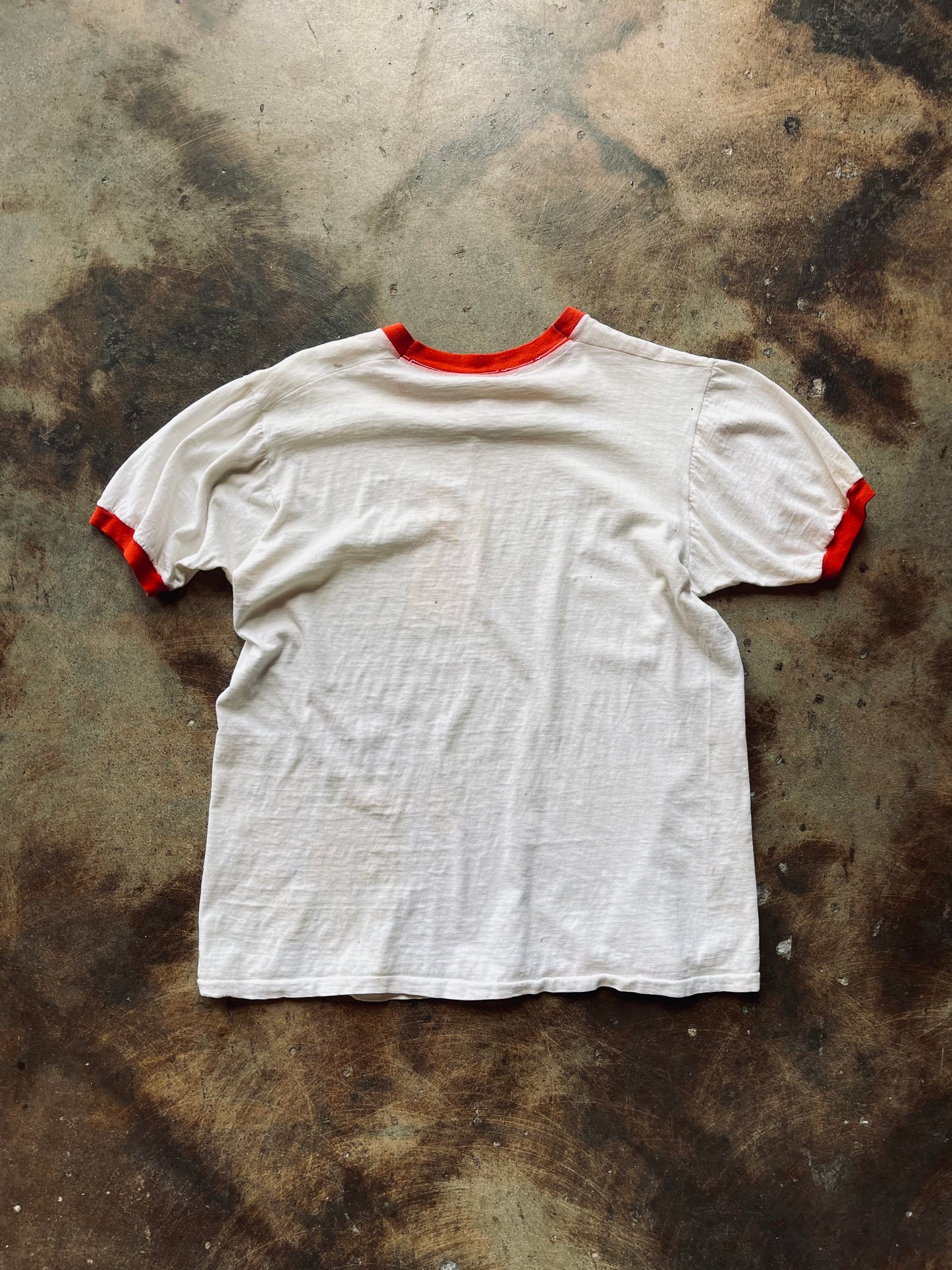 Vintage Religious Ringer Tee | Large