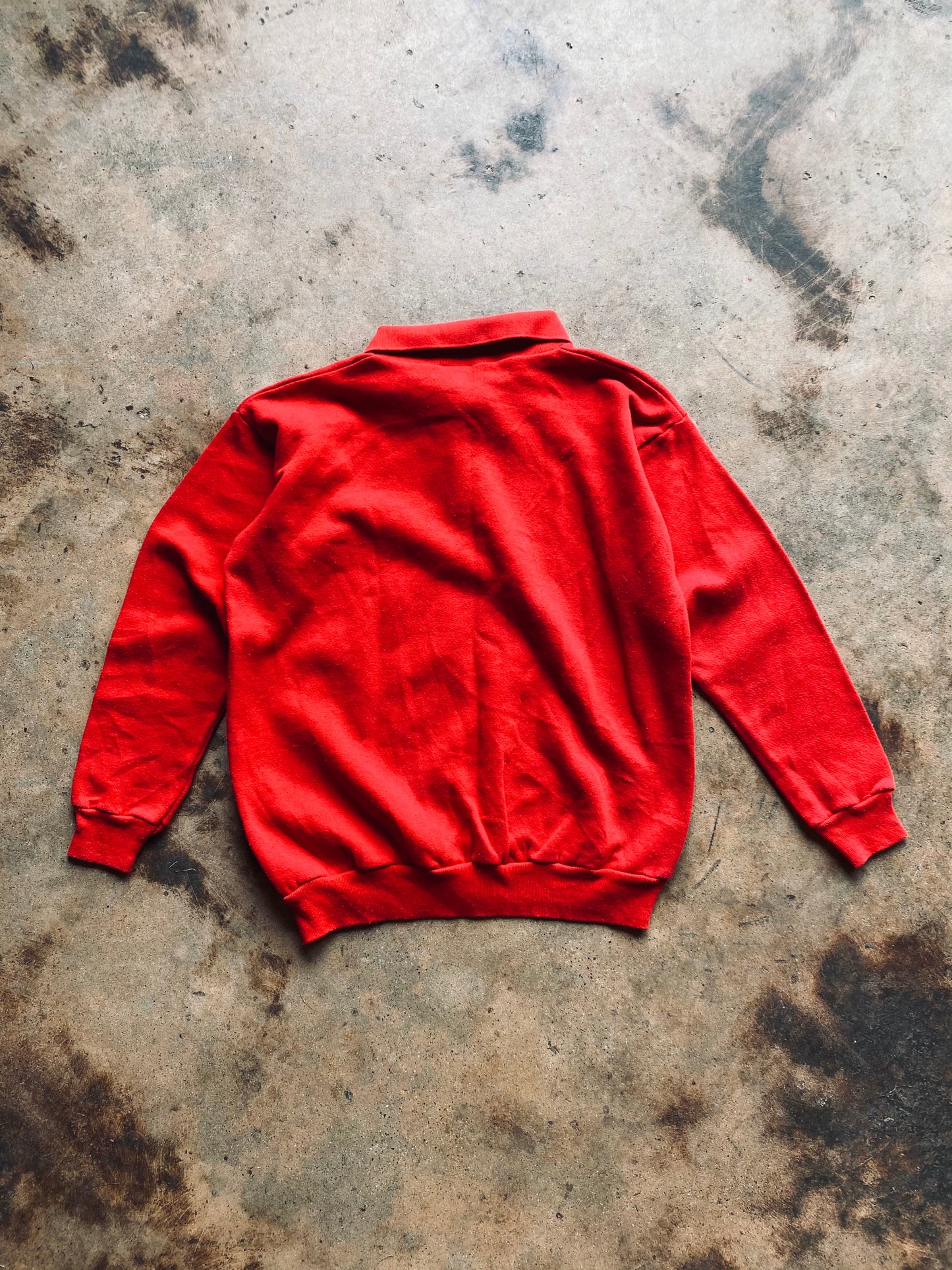 1980s Keuka Lake Sweatshirt Polo | Large